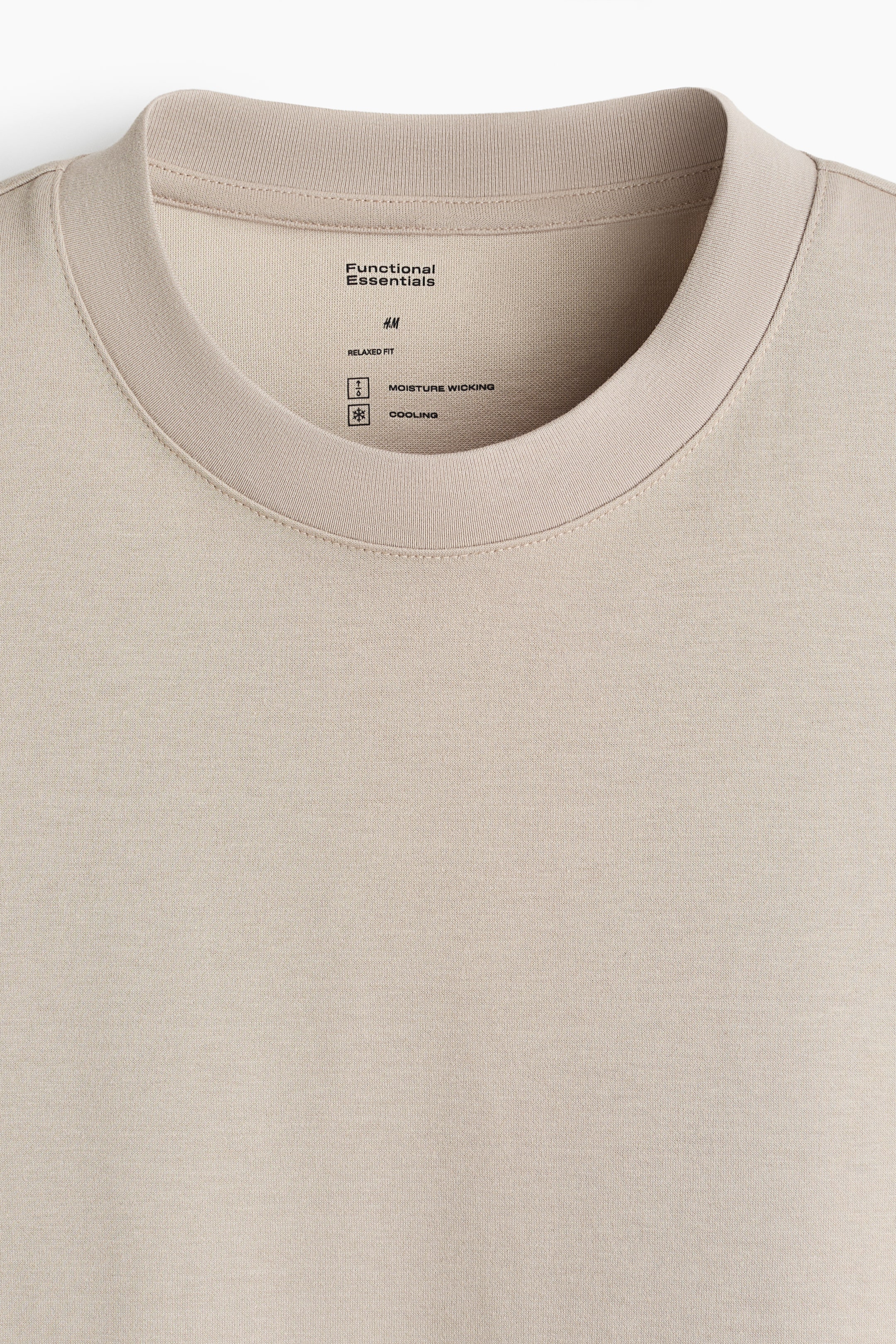 Мужские футболки H&M Cooling Relaxed Fit T-Shirt — фото 7
