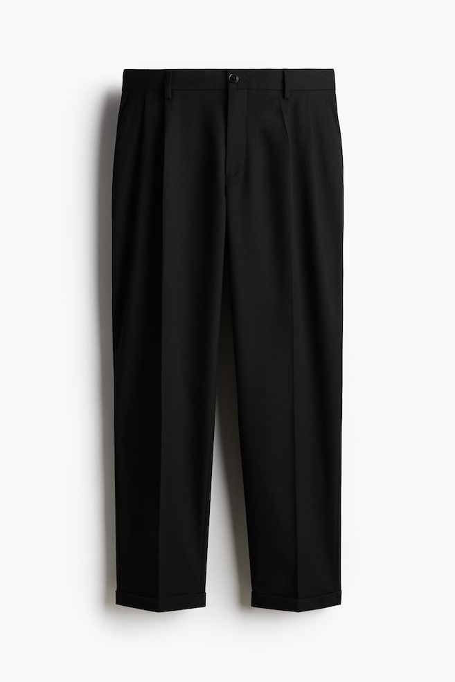 Geklede broek Regular Fit - Zwart - 1
