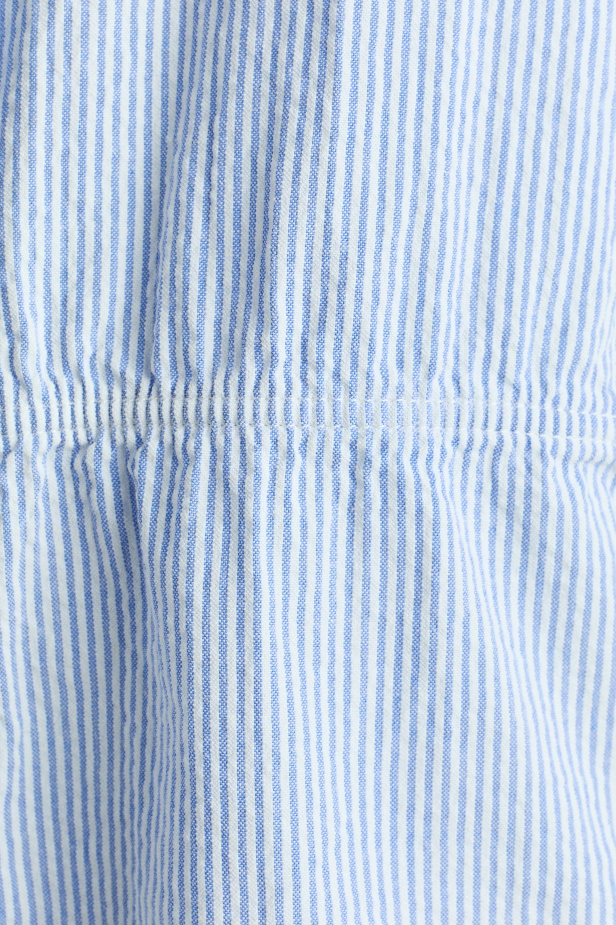Детские блузки H&M Puff-Sleeved Cotton Seersucker Blouse — фото 4