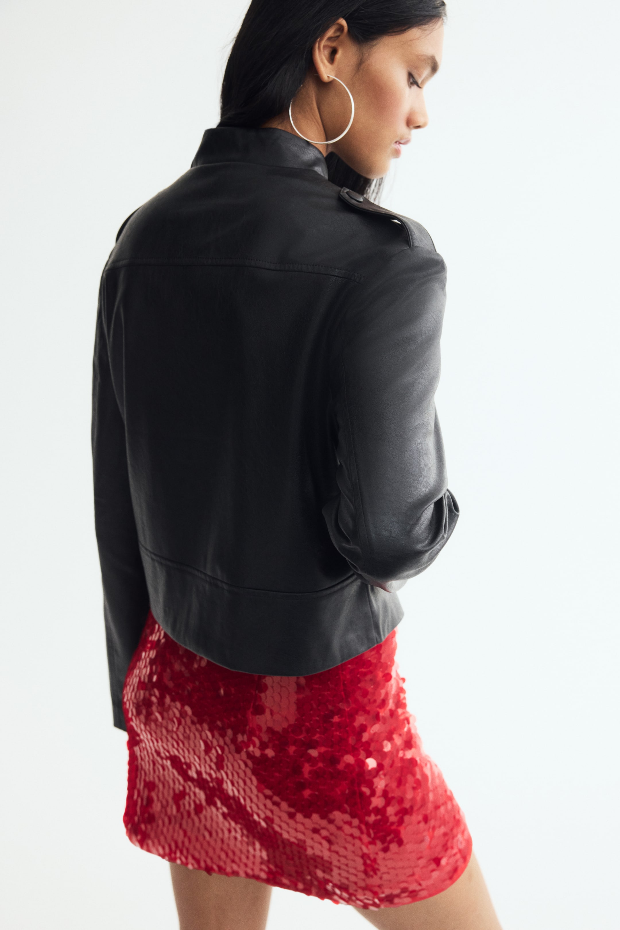 Veste en tissu enduit