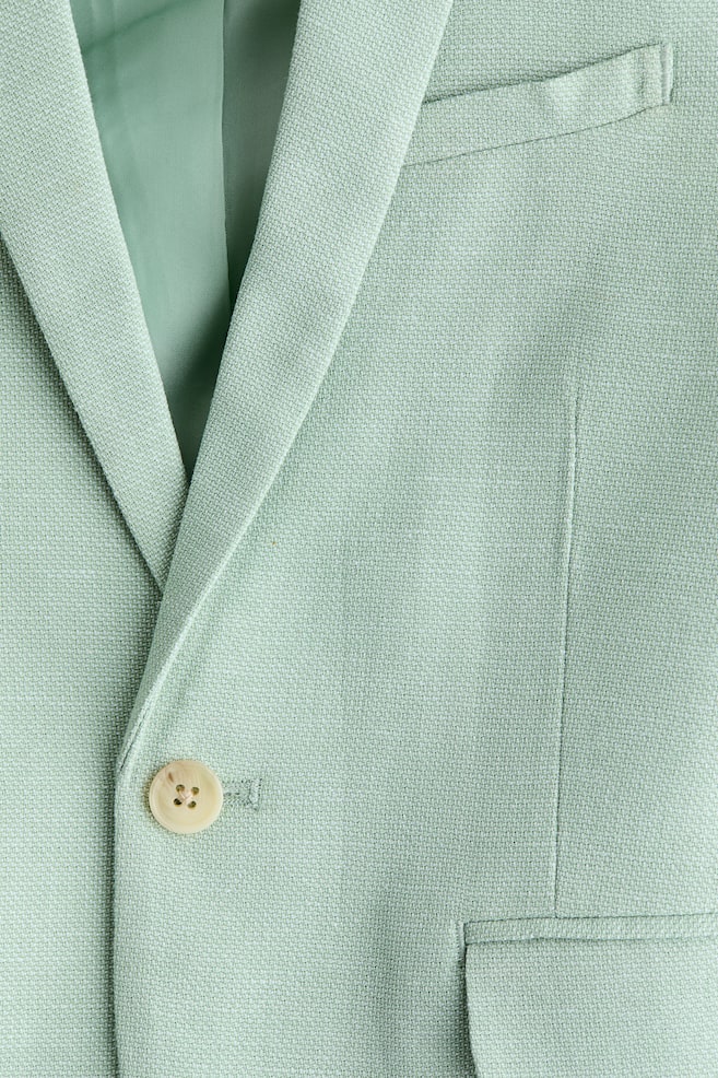 Single-breasted Jacket-Mint green - 3