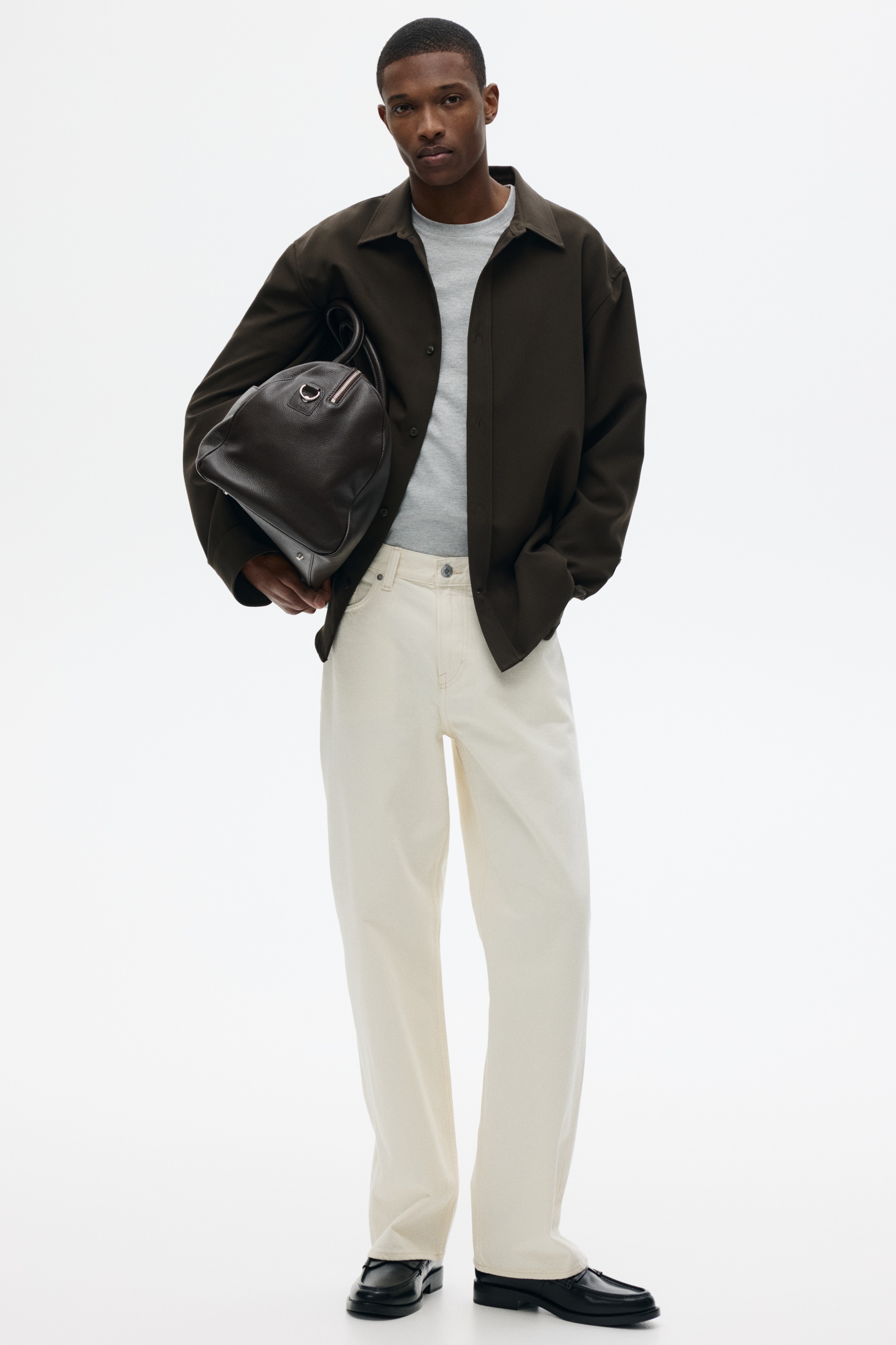 Jean décontracté - Crème/Noir/Gris denim/Bleu denim clair/Bleu denim/Bleu denim foncé/Bleu denim foncé