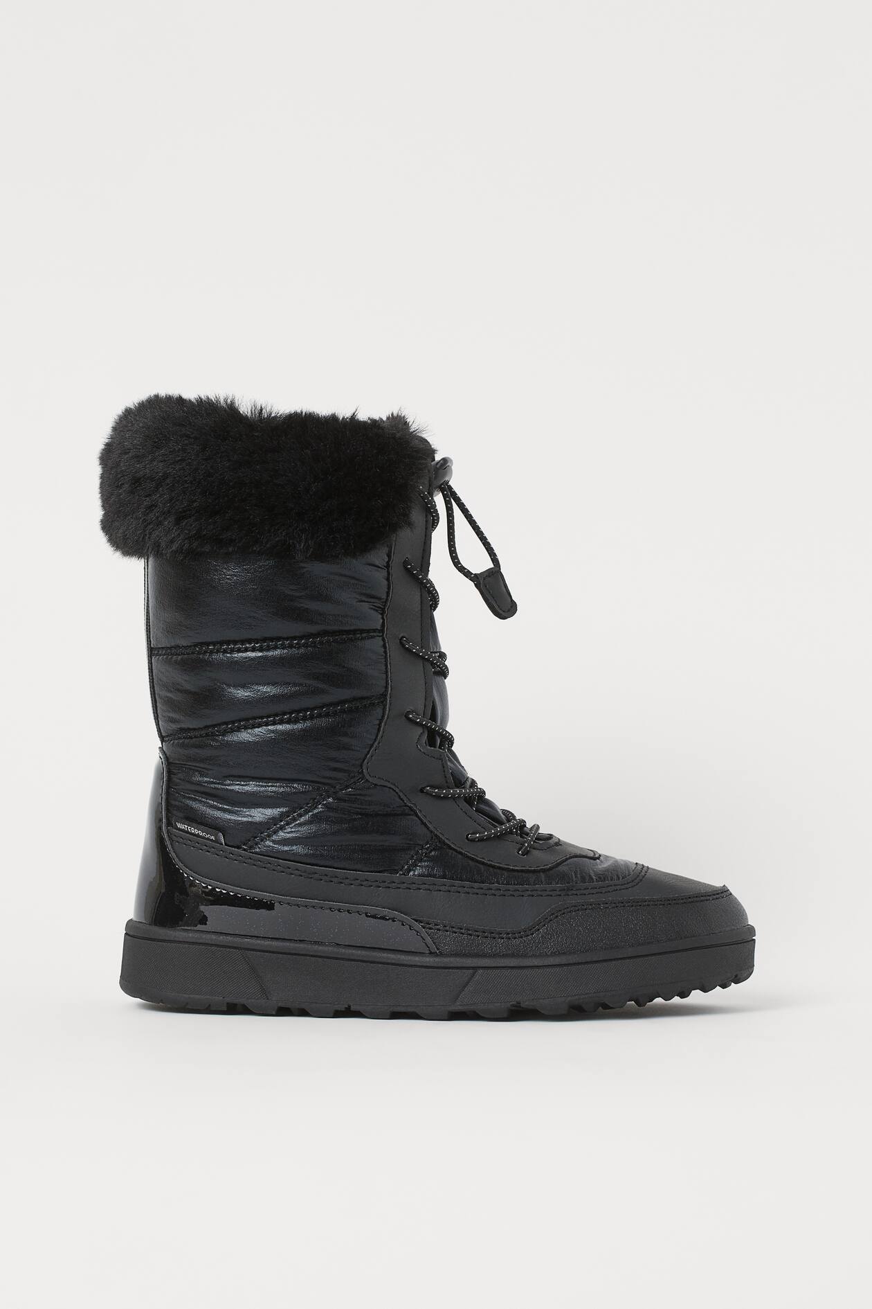 Waterproof Winter Boots - Low heel - Black - Kids | H&M US