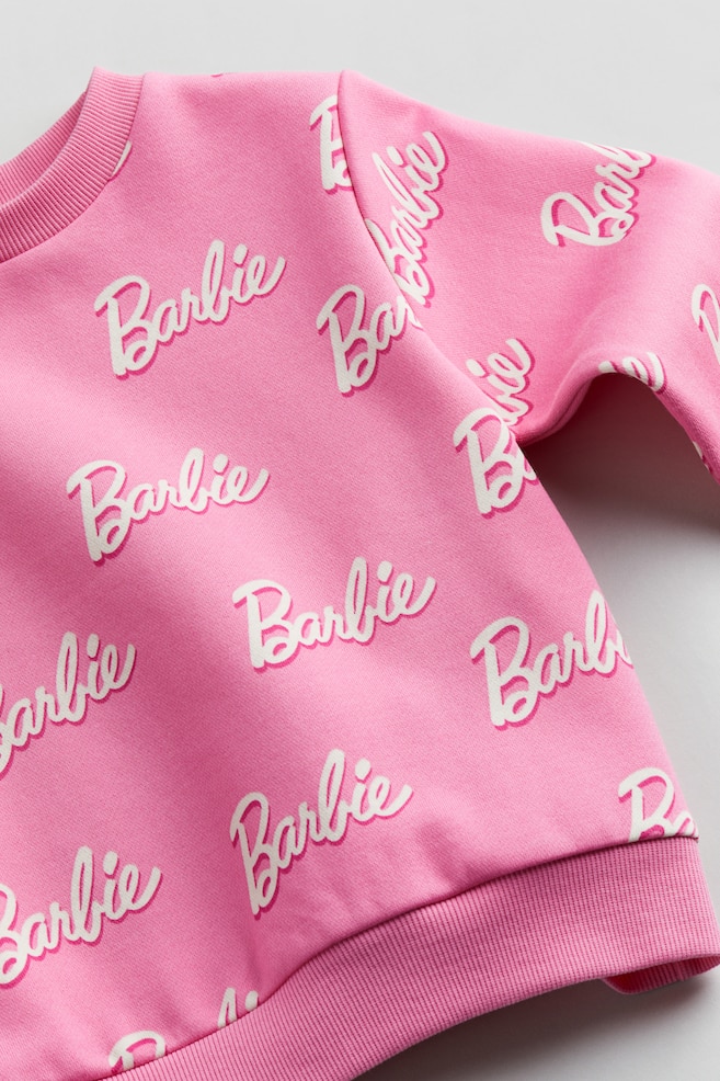 Sweatshirt med tryck - Rosa/Barbie/Mintgrön/Den lilla sjöjungfrun/Lila/Hello Kitty/Vit/Mimmi Pigg/dc/dc - 4