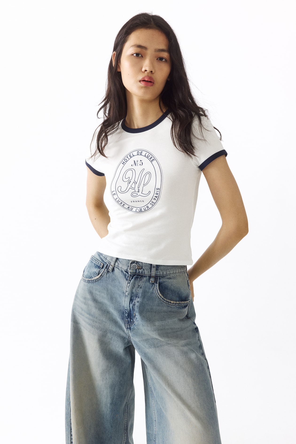 Fitted Cotton T-Shirt - image 3