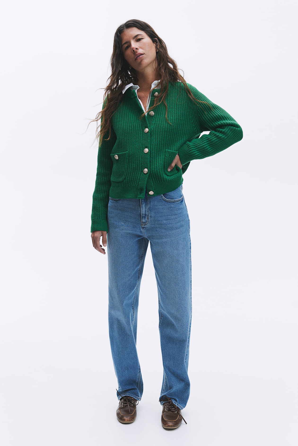 Vaquero pitillo Azul denim claro MUJER H&M ES