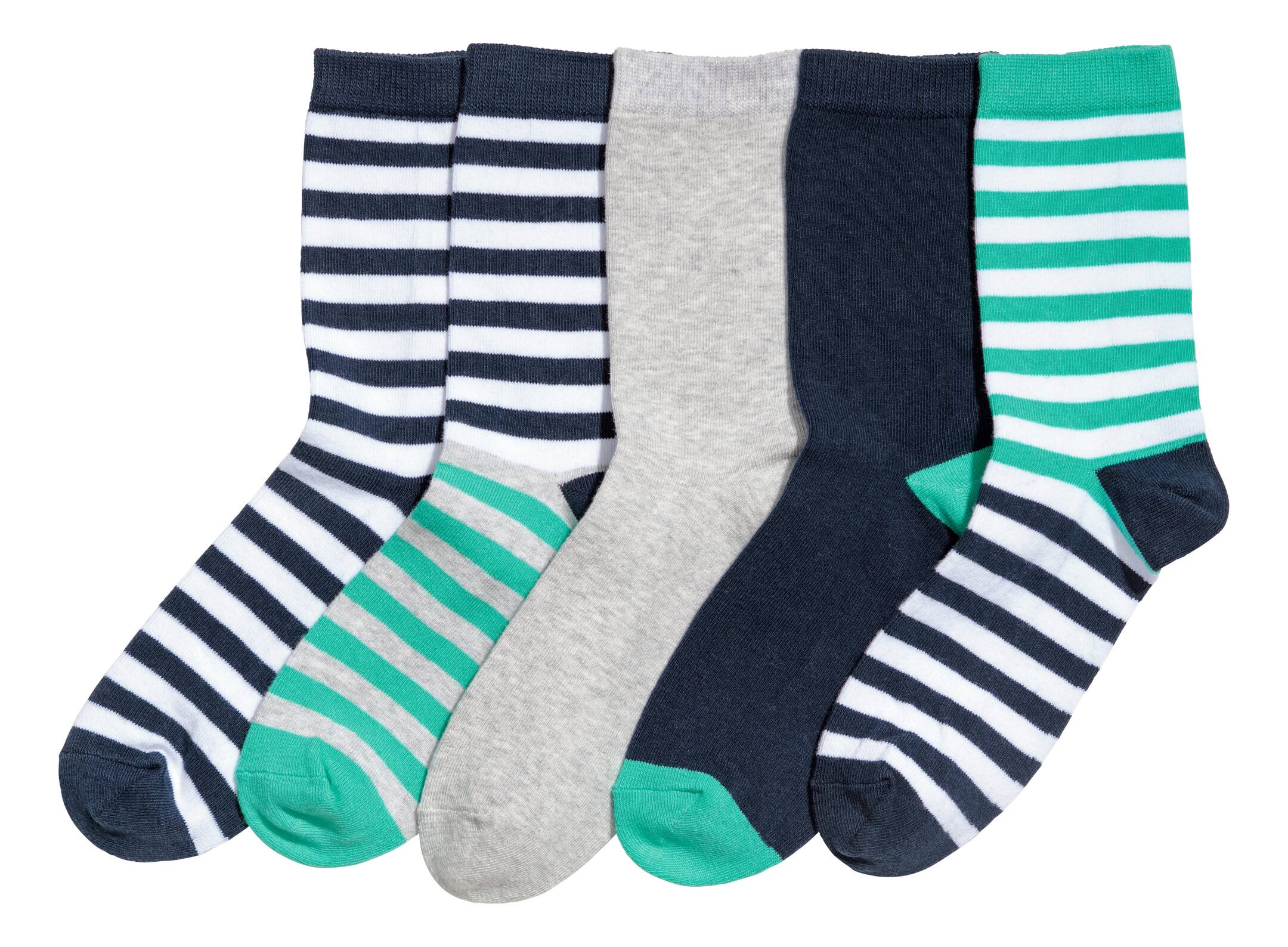 Größeres Bild ansehen: 5er-Pack Strümpfe - Grün/Gestreift - Kids | H&M DE 1