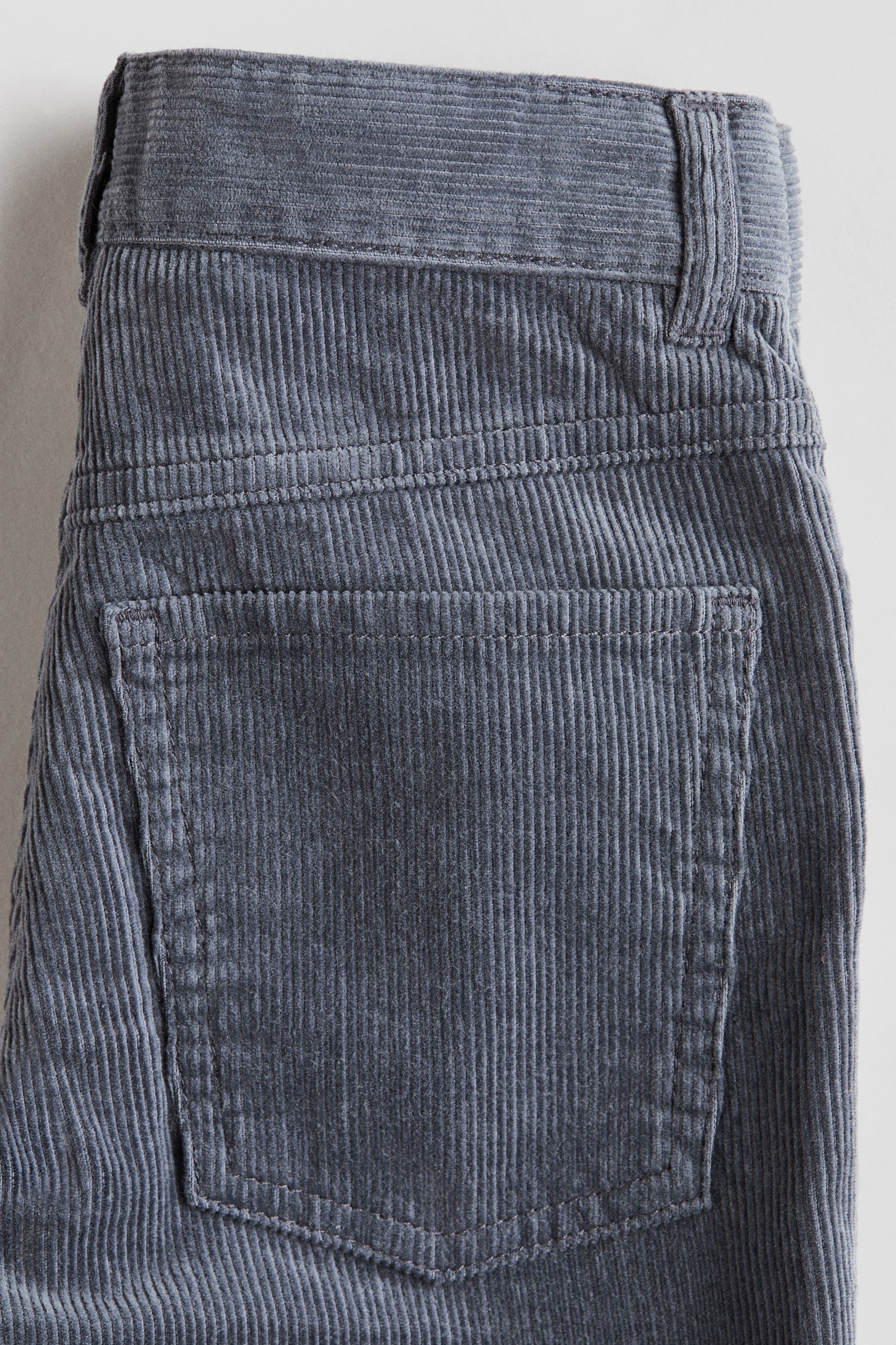 Pantalon décontracté en velours côtelé