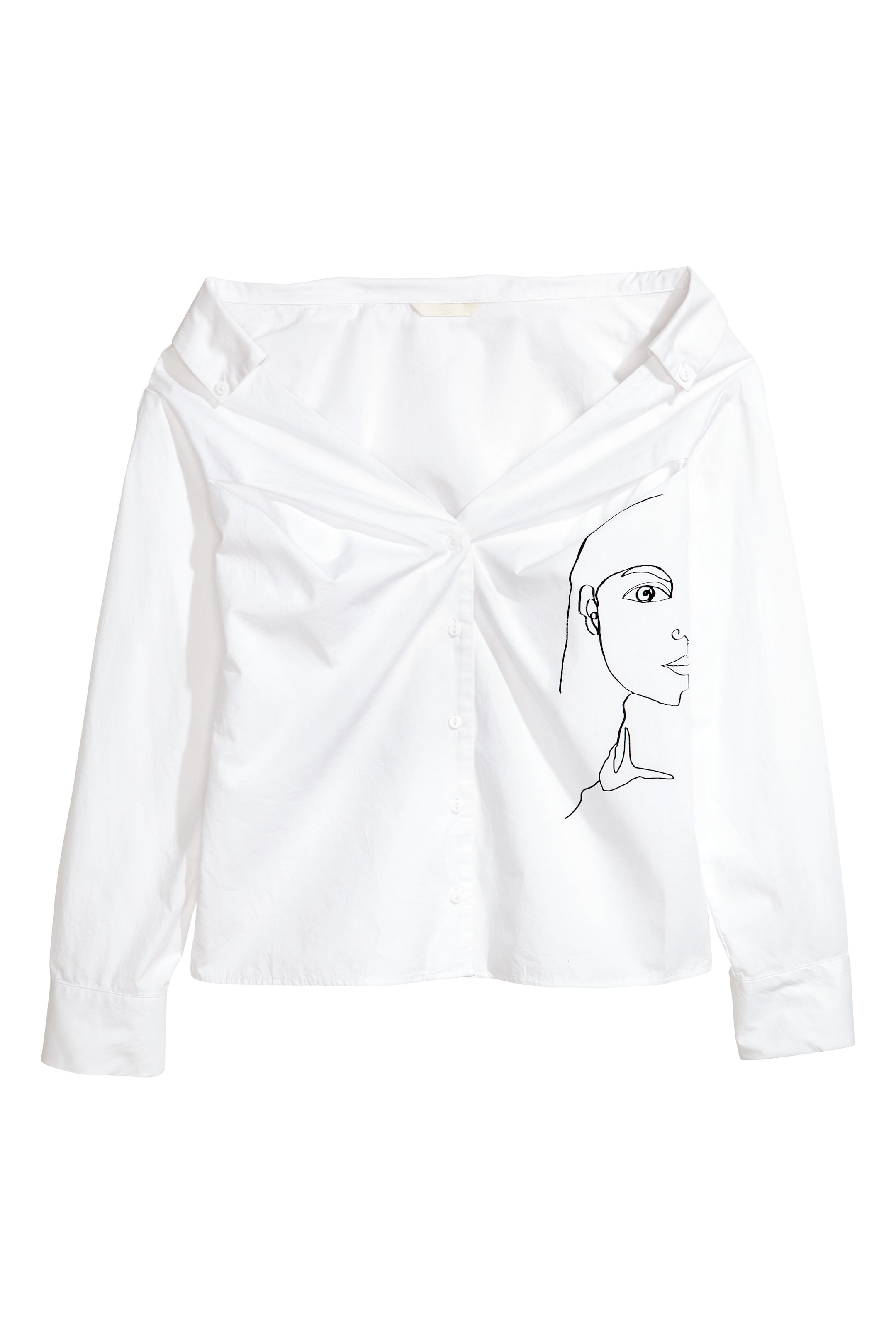 Agrandir l'image: Blouse en coton - Blanc - FEMME | H&M FR 1