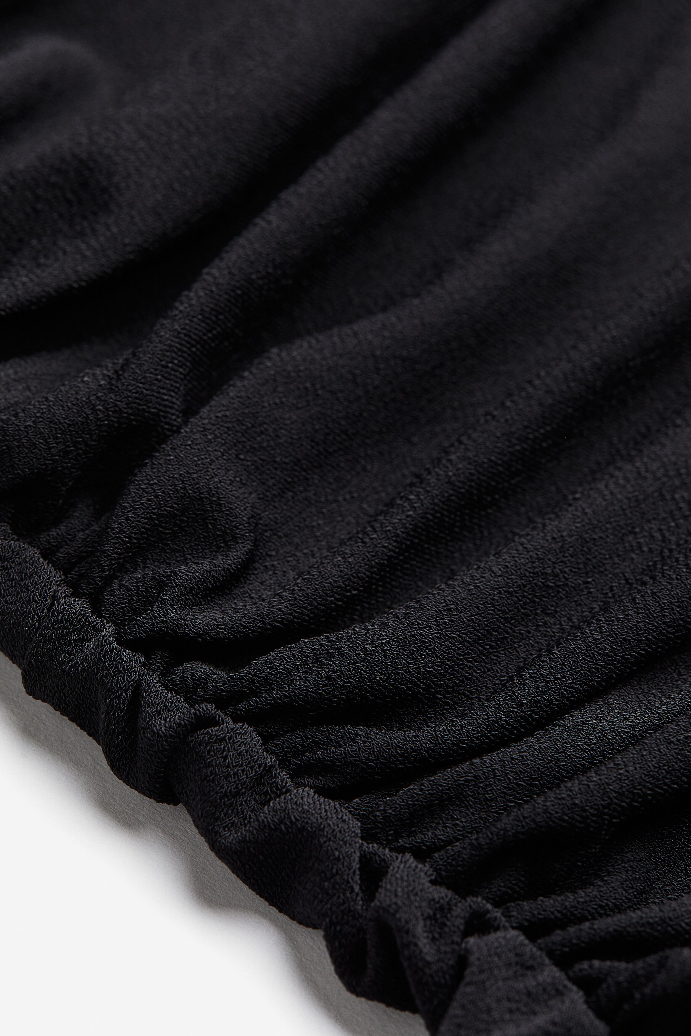 ギャザーハイネックワンピース - ブラック - レディース | H&M JP