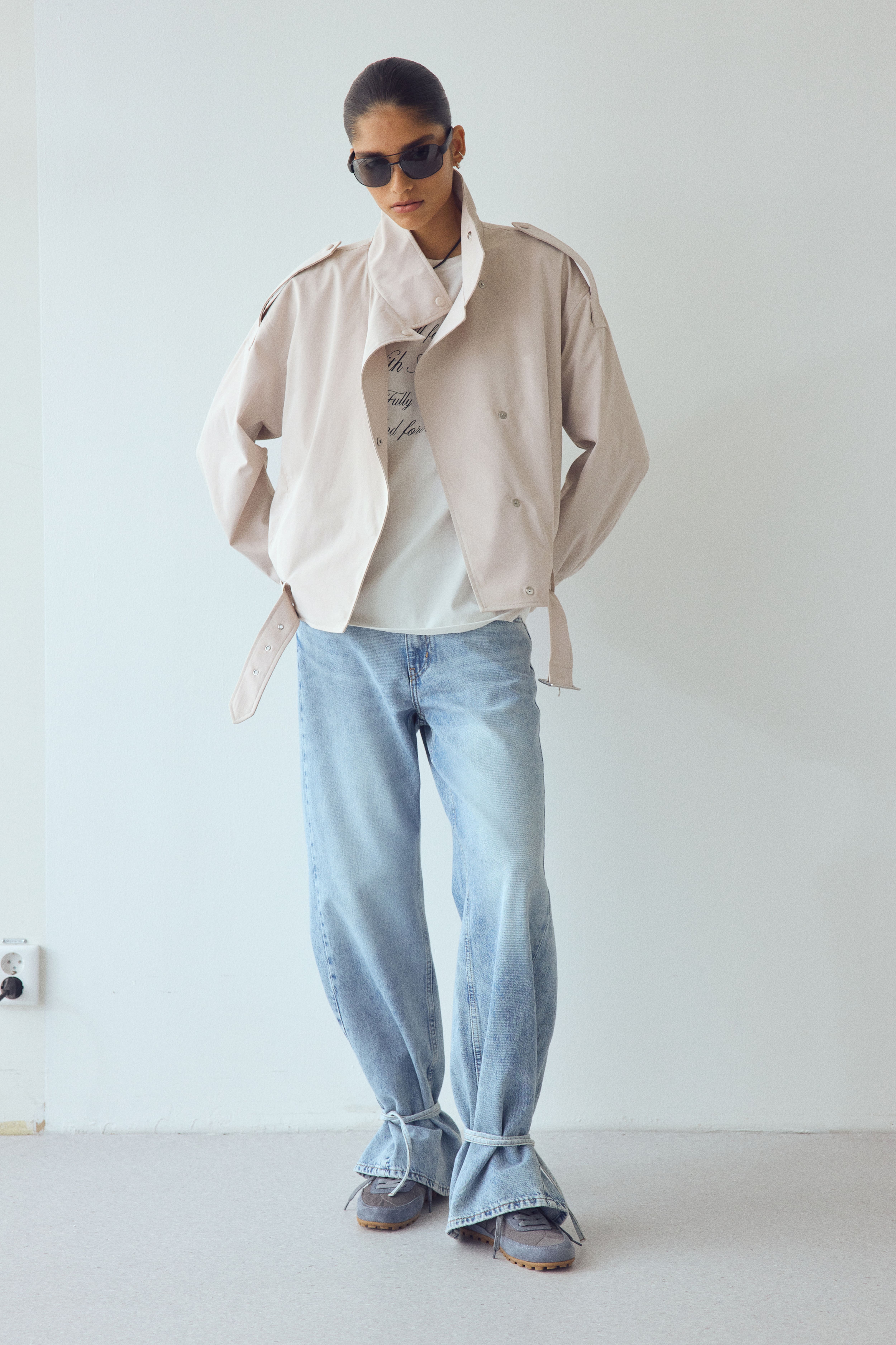 Oversized Jacket with Belt