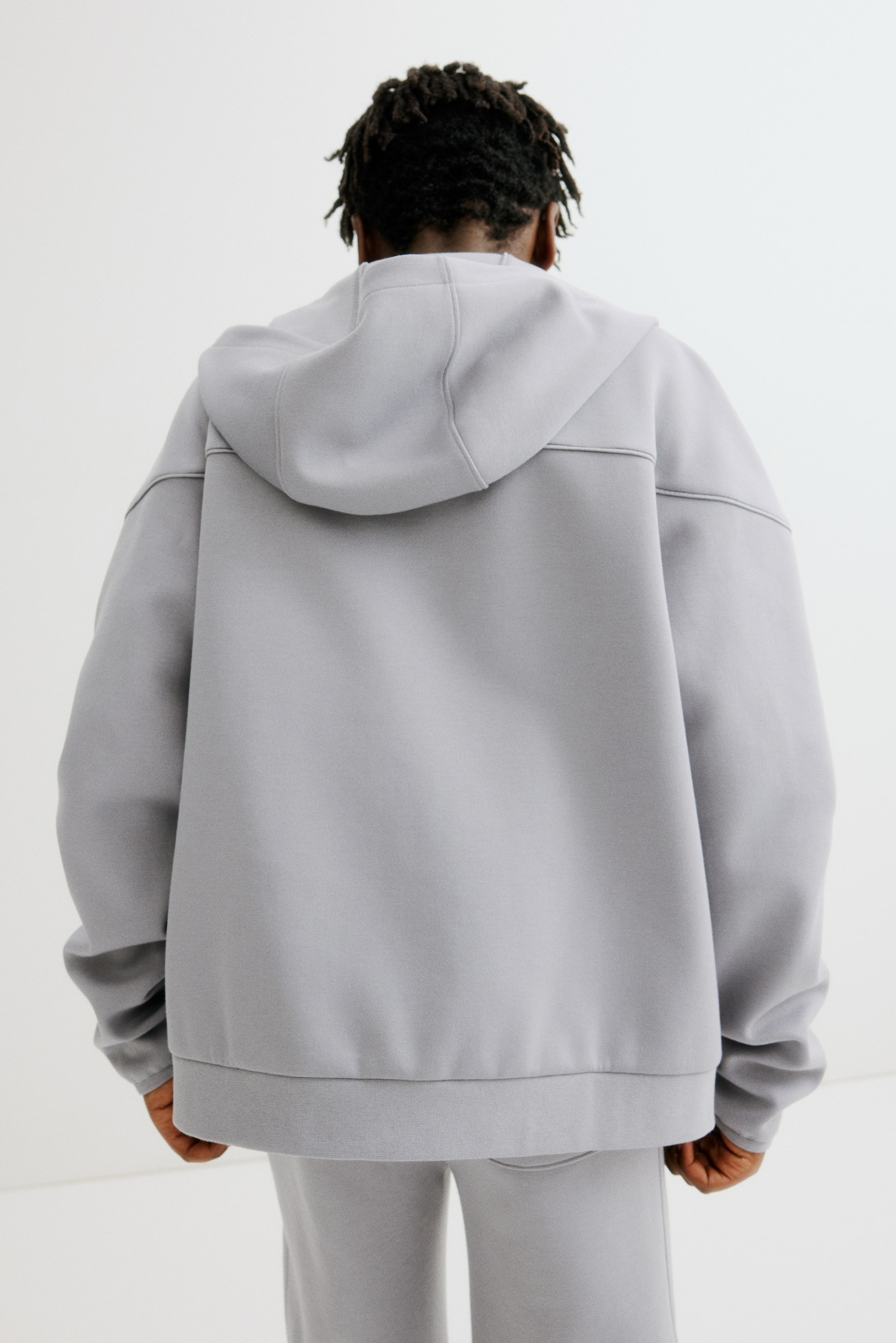 Ampliar la imagen: Sports zip-through hoodie with DryMove™ - Gris tenue - Kids | H&M MX 4