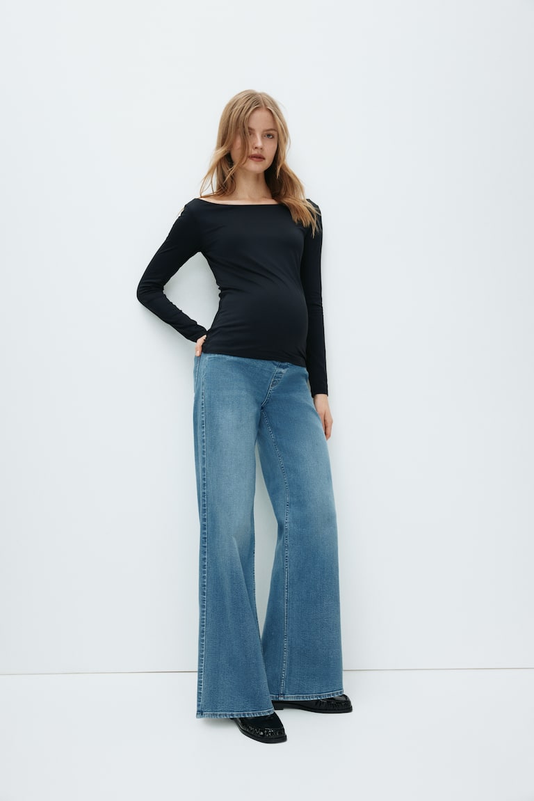 MAMA Superstretch Wide Jeans