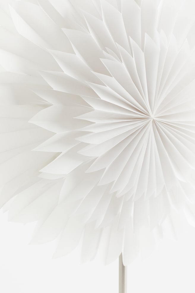 Lampada da tavolo a forma di fiore - Bianco - 3