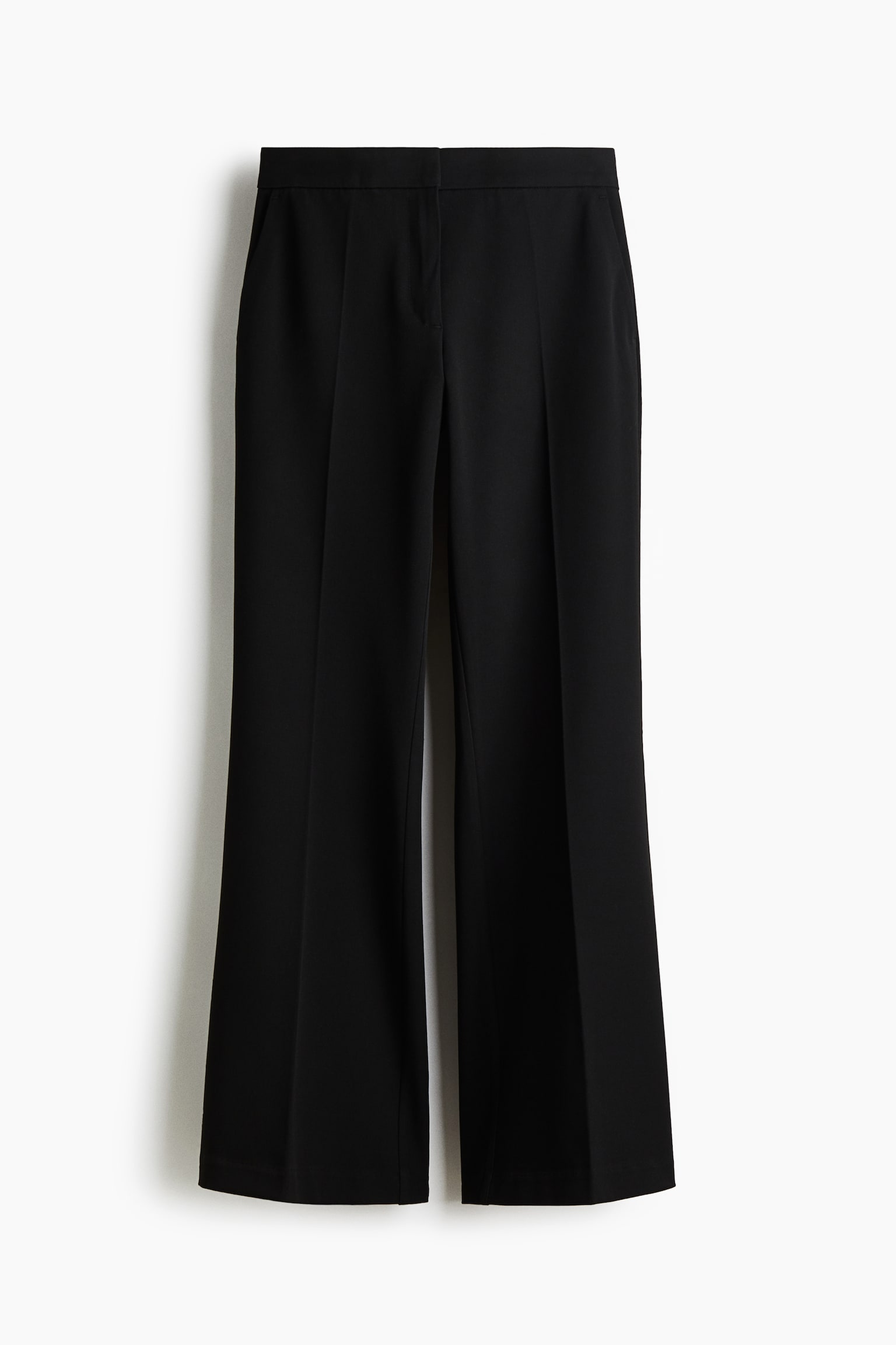 Женские брюки H&M Flared Dress Pants, цвет: Чёрный — фото 1