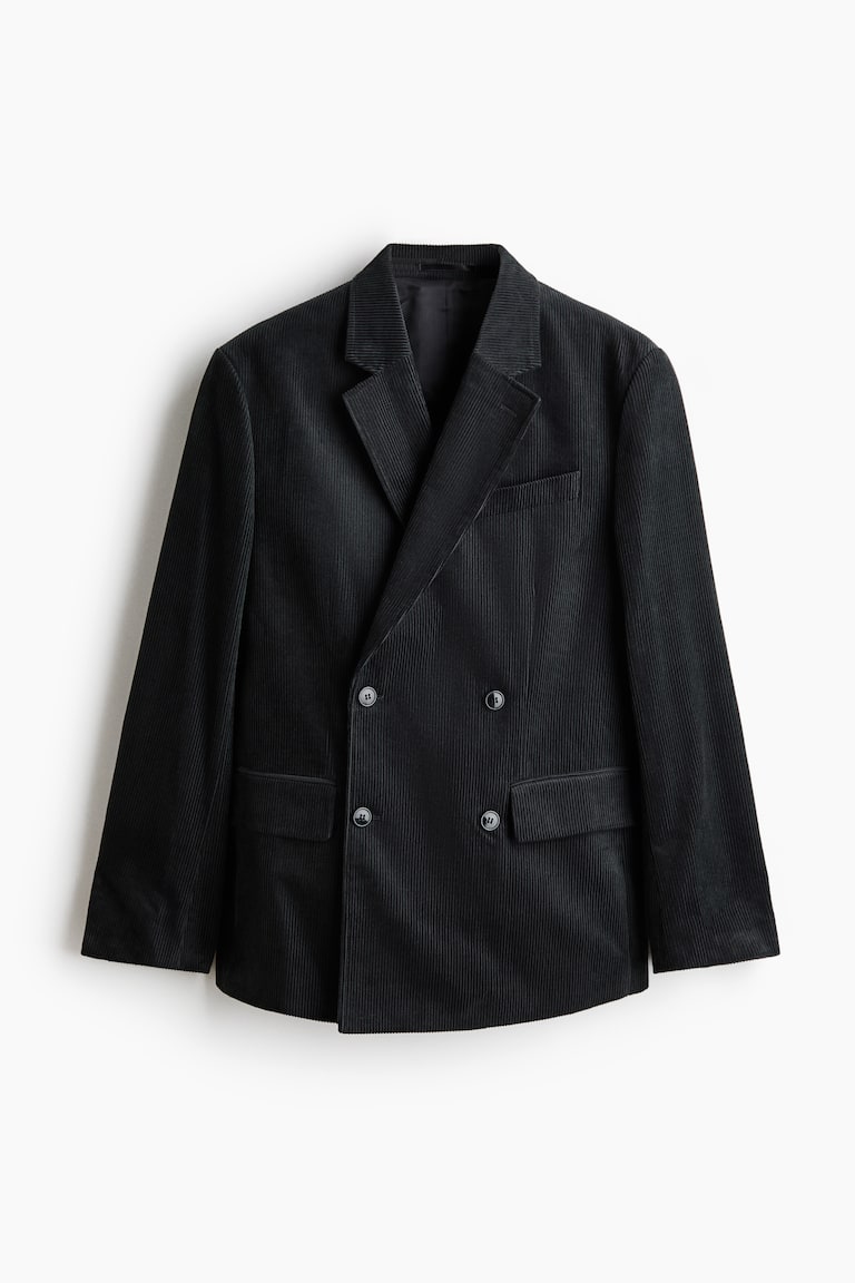 Sako od rebrastog somota Relaxed Fit
