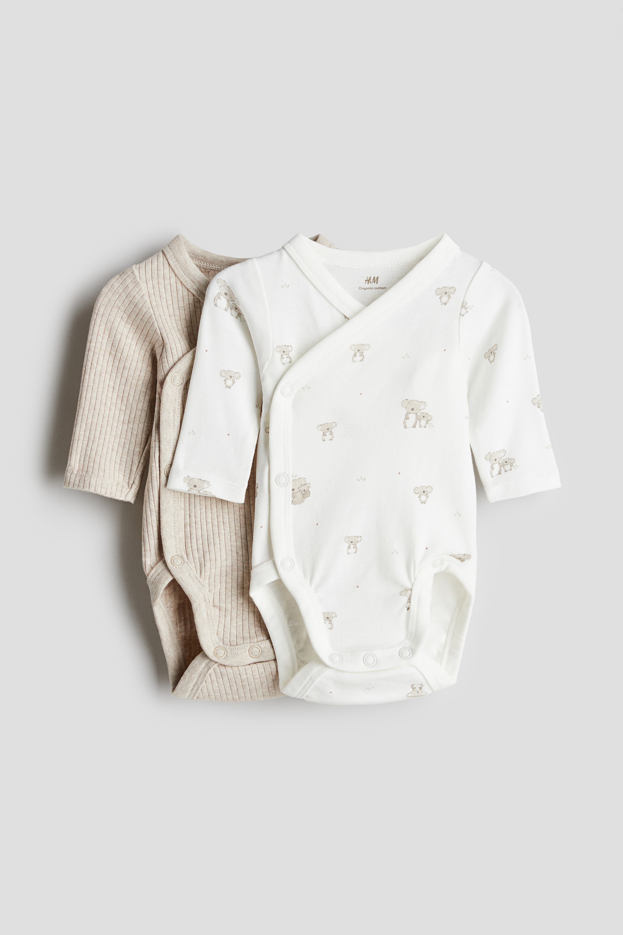 2-pack Cotton Wrapover Bodysuits