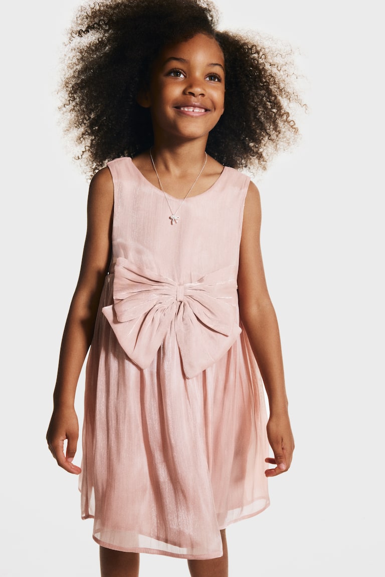 girls red bow dress Elegant Big Bow Girls Dress Peachy Bloomers