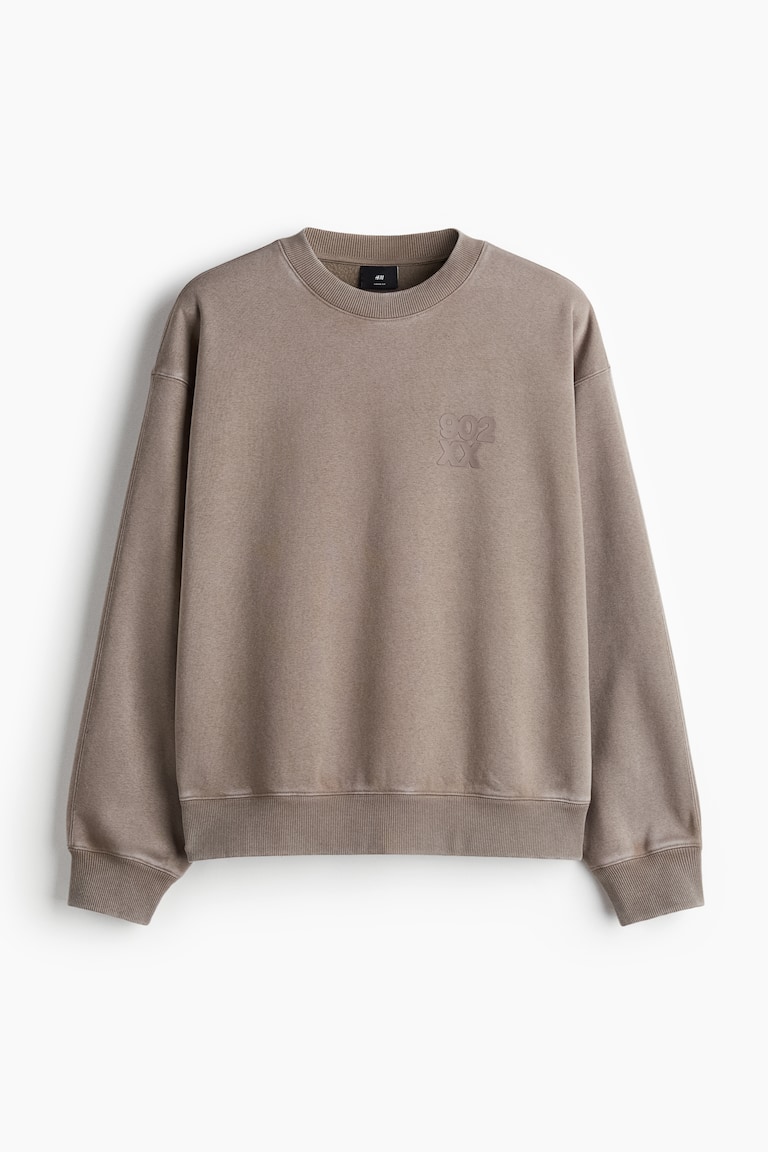 Dukserica s aplikacijom Loose Fit
