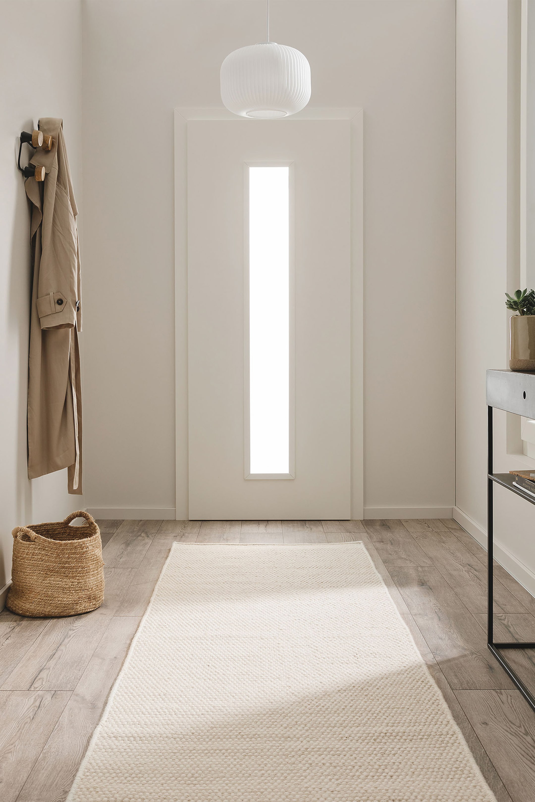 Größeres Bild anzeigen: Wollteppich Läufer Rocco - Weiß - benuta - Home All | H&M AT 2