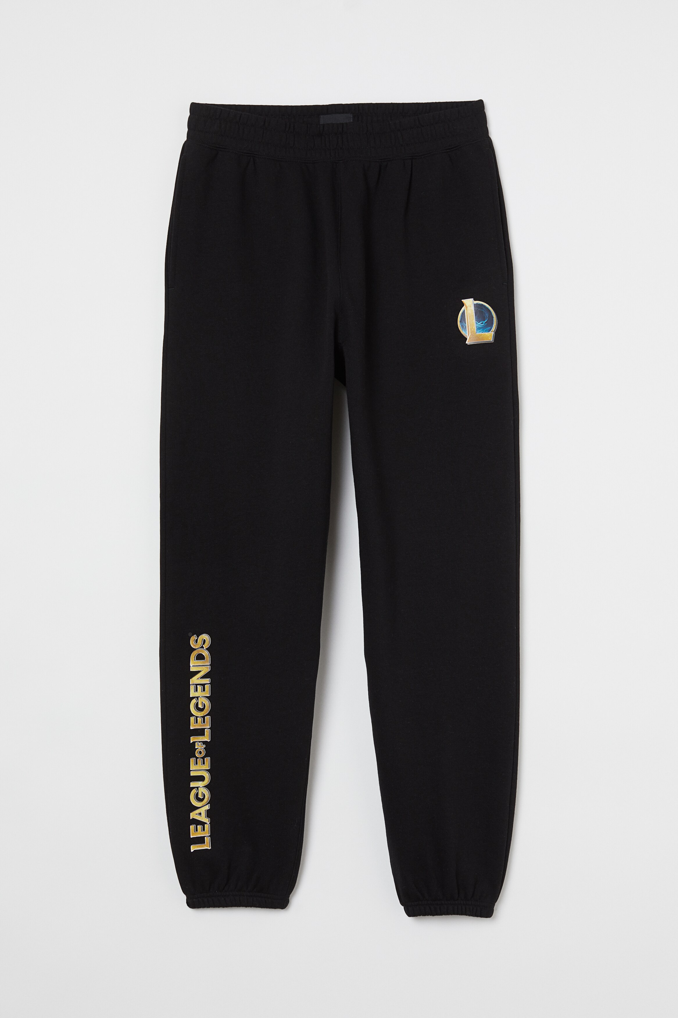 Printed joggers Black/Rick and Morty Men H&M HK