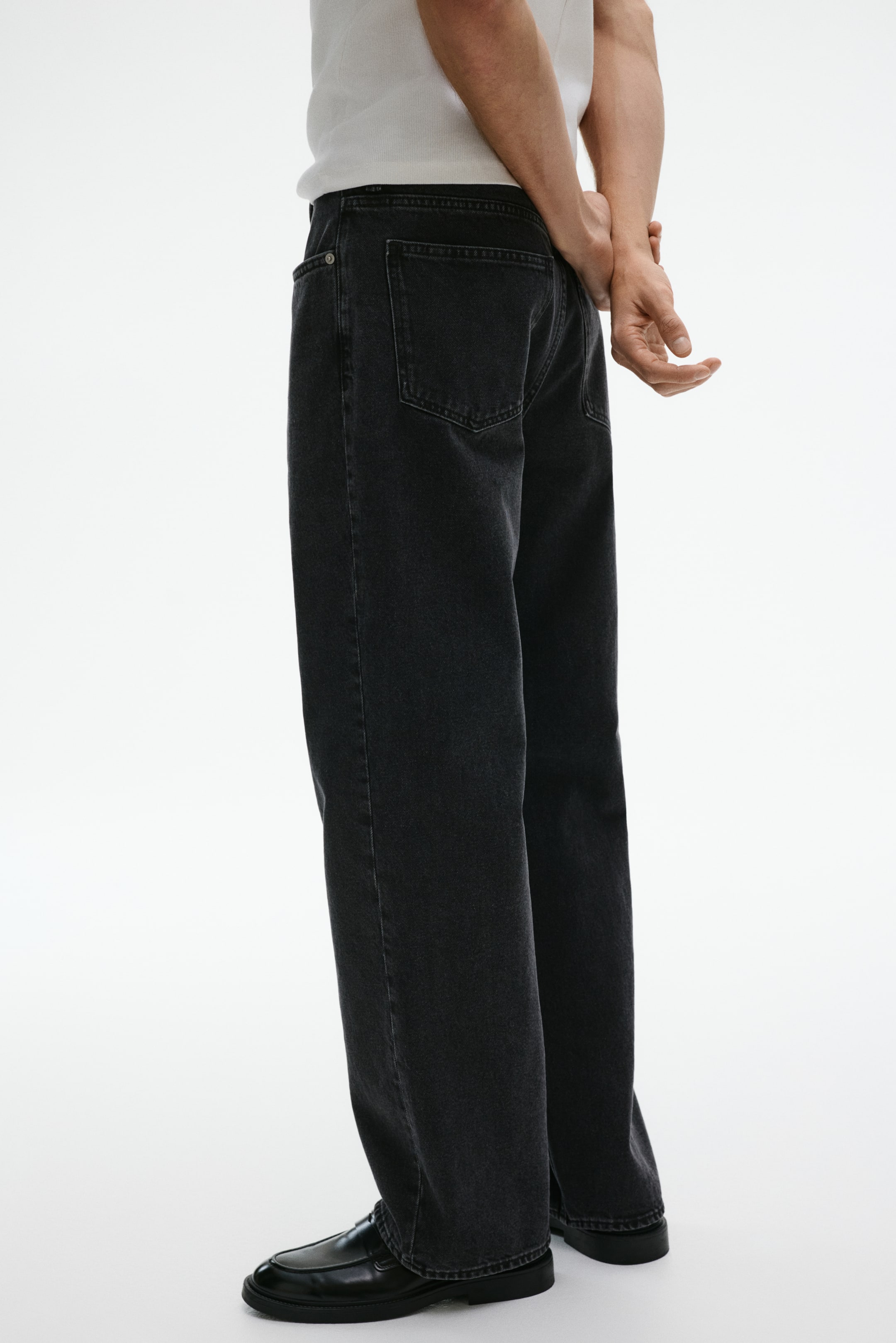 View larger image: Relaxed jeans - Black - Men | H&M IN 2