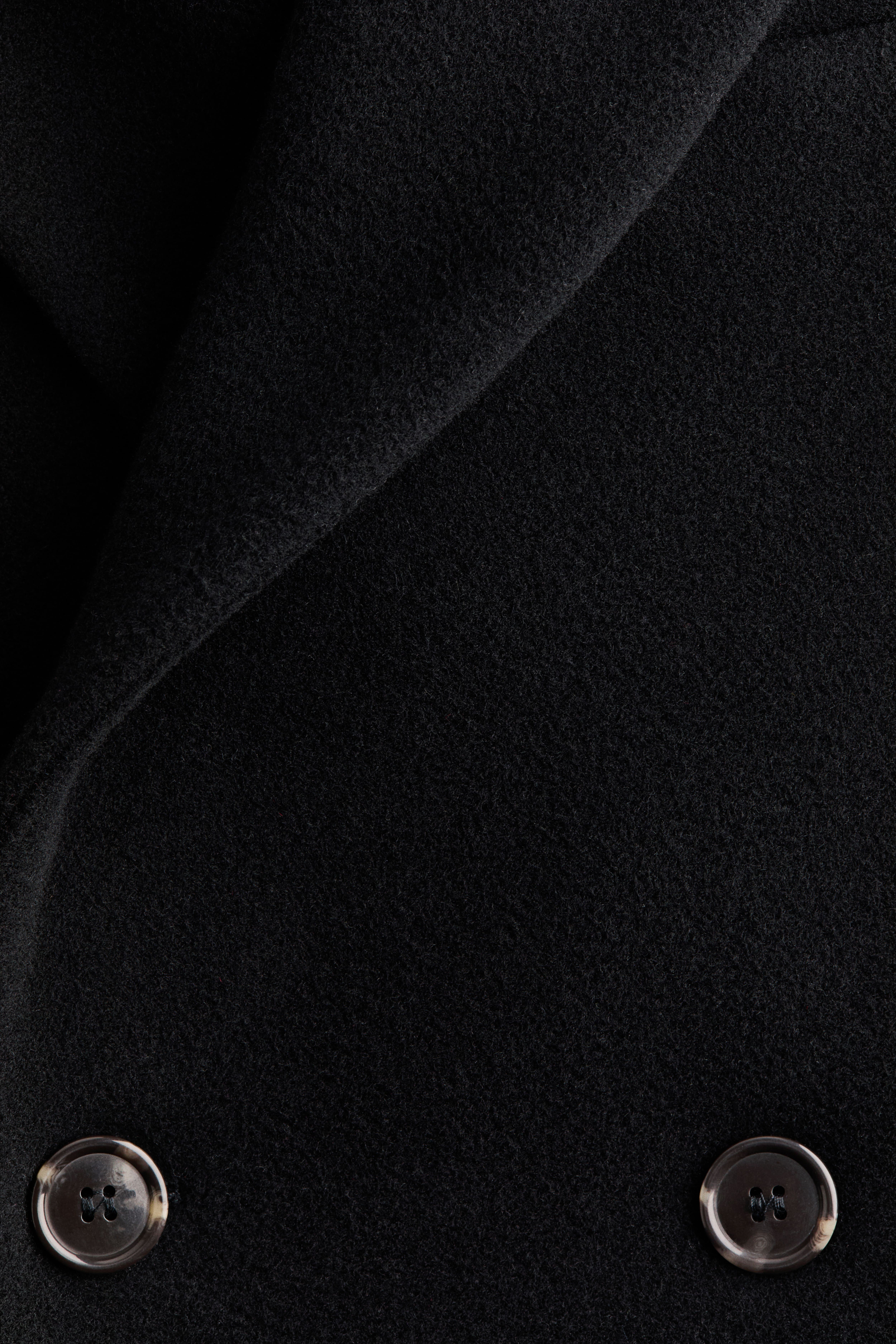 Manteau de laine à fermeture croisée