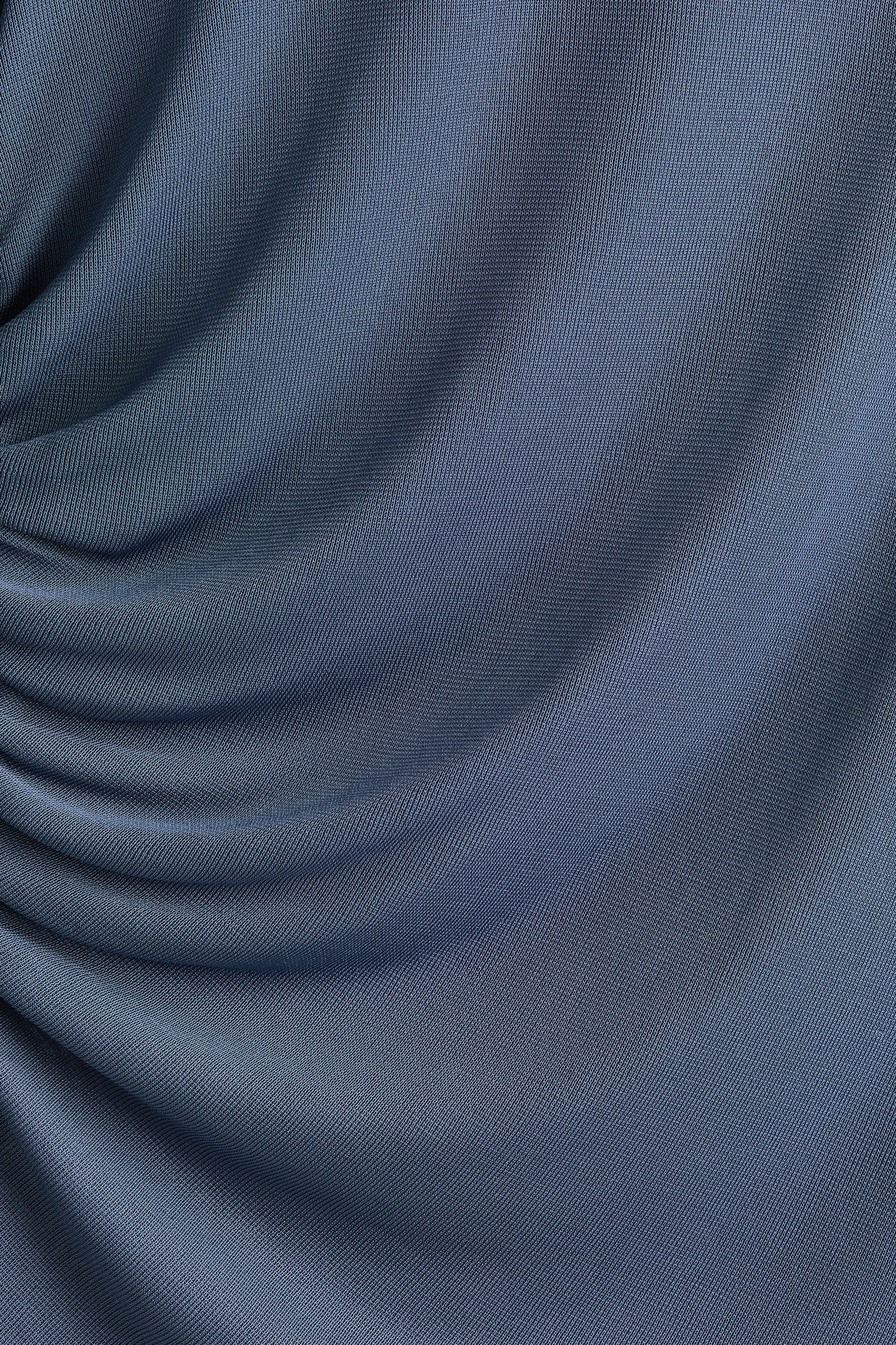 Durchscheinendes Jerseyshirt - Stahlblau/Schwarz - 3