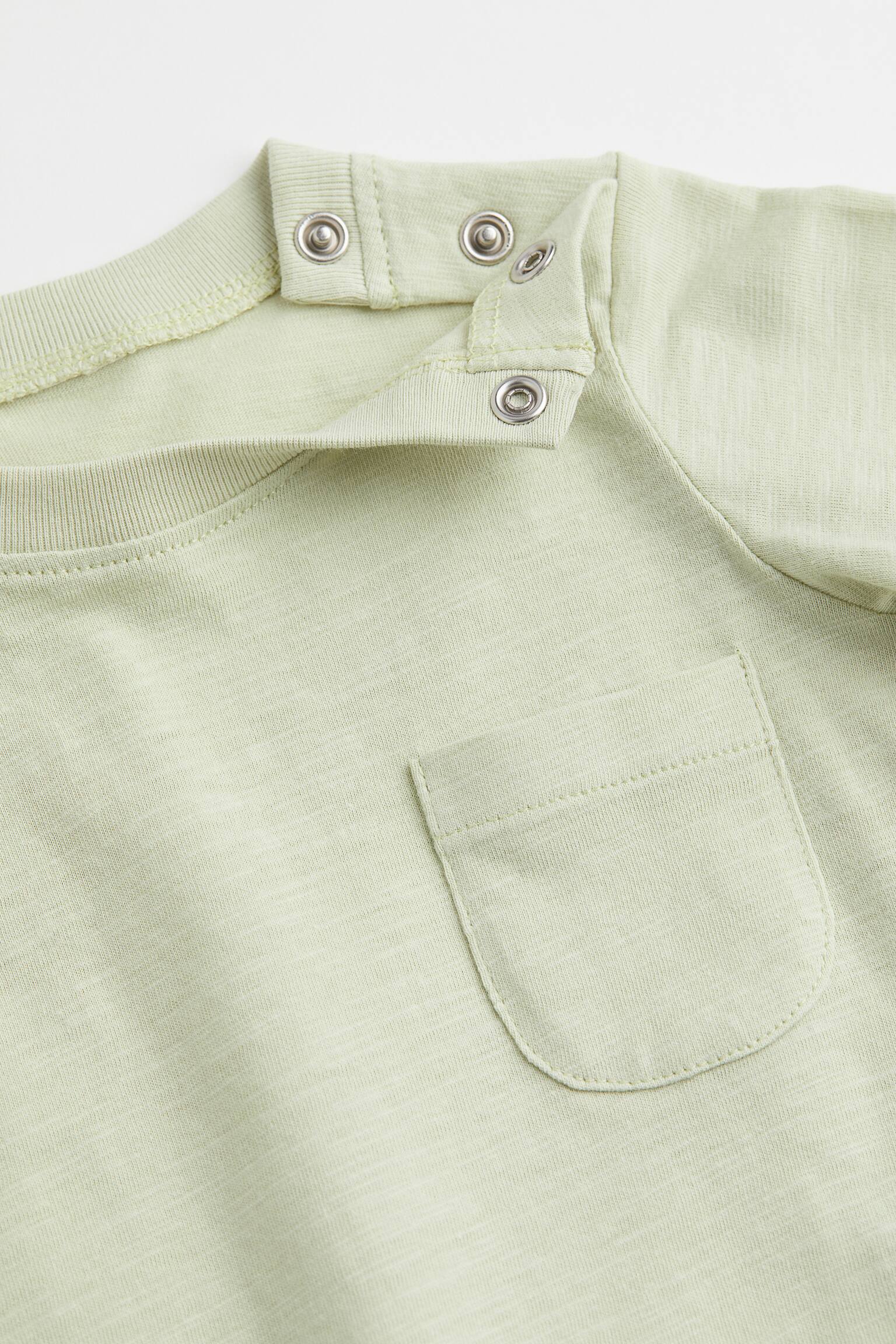 Cotton Jersey Tee - Pistachio green/Mint green/Blue - 2