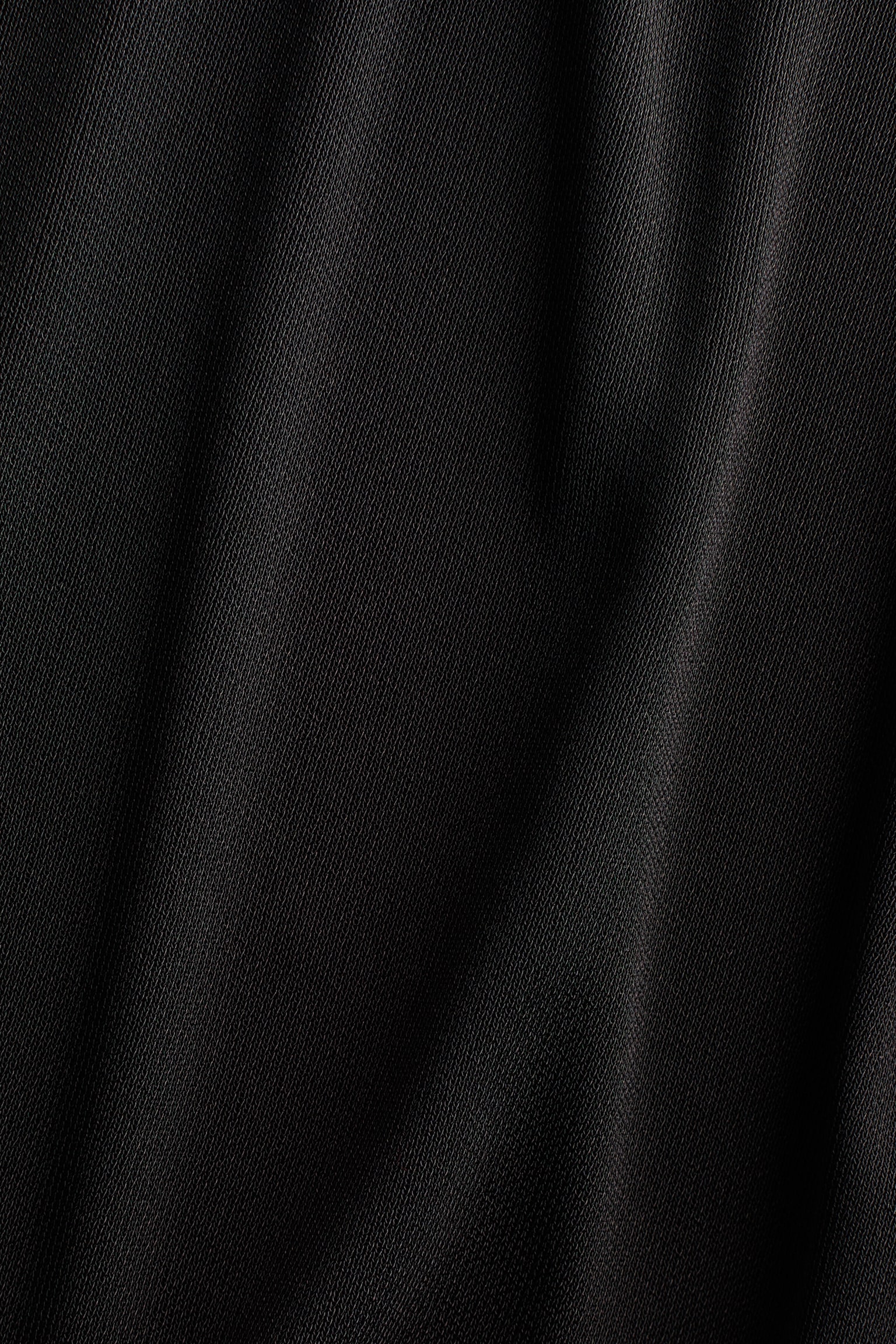 Top en jersey vaporeux - Marron foncé/Noir - 2