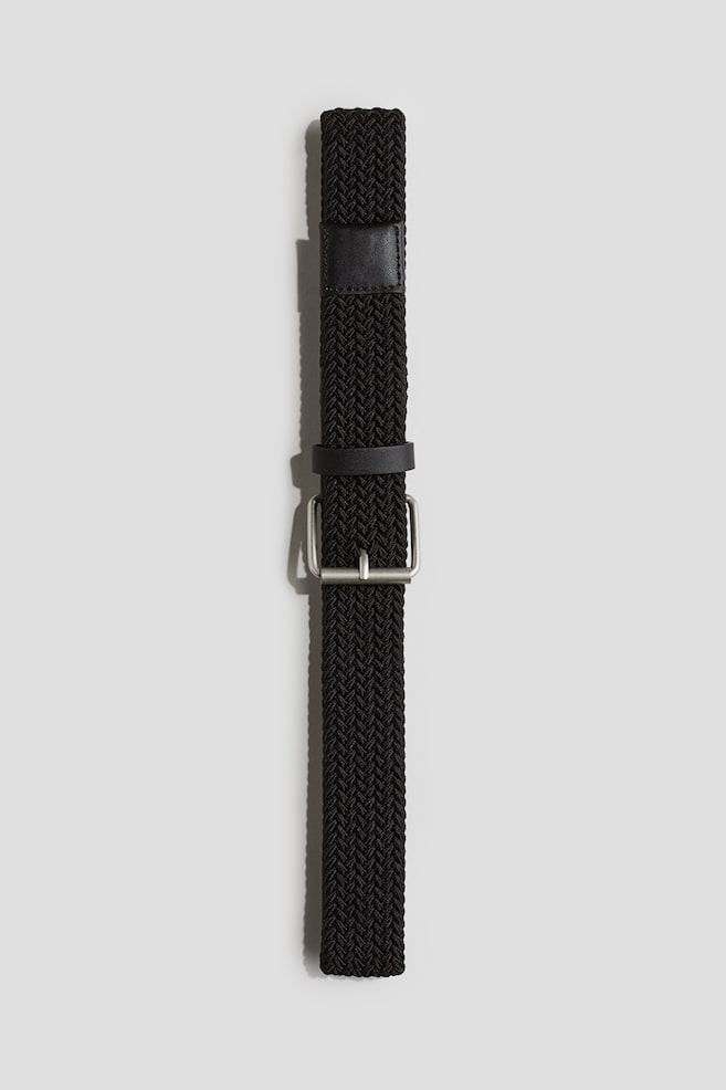 Ceinture tressée - Noir - 1