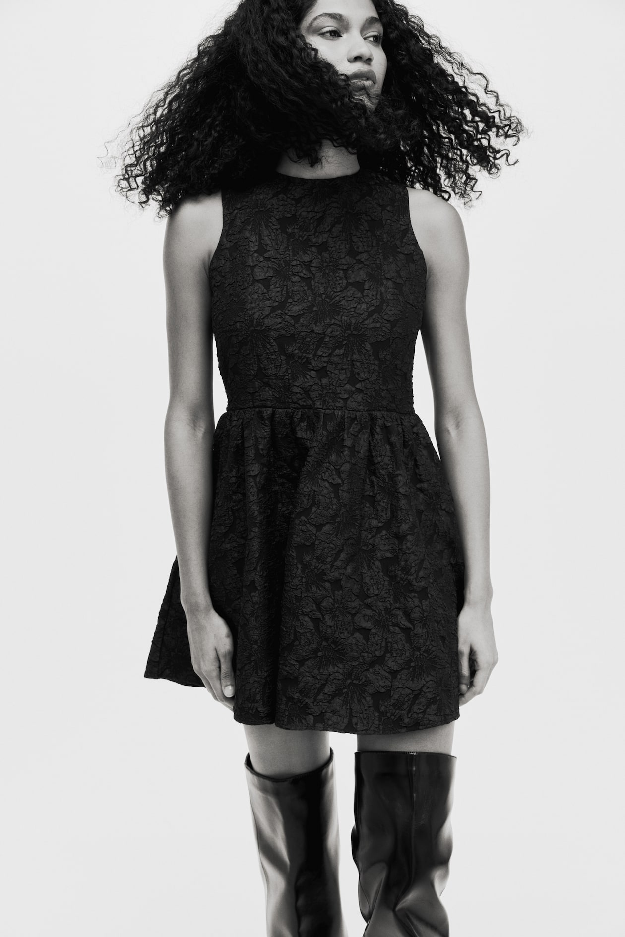 Vestido con moño en la espalda - Negro - Ladies | H&M MX