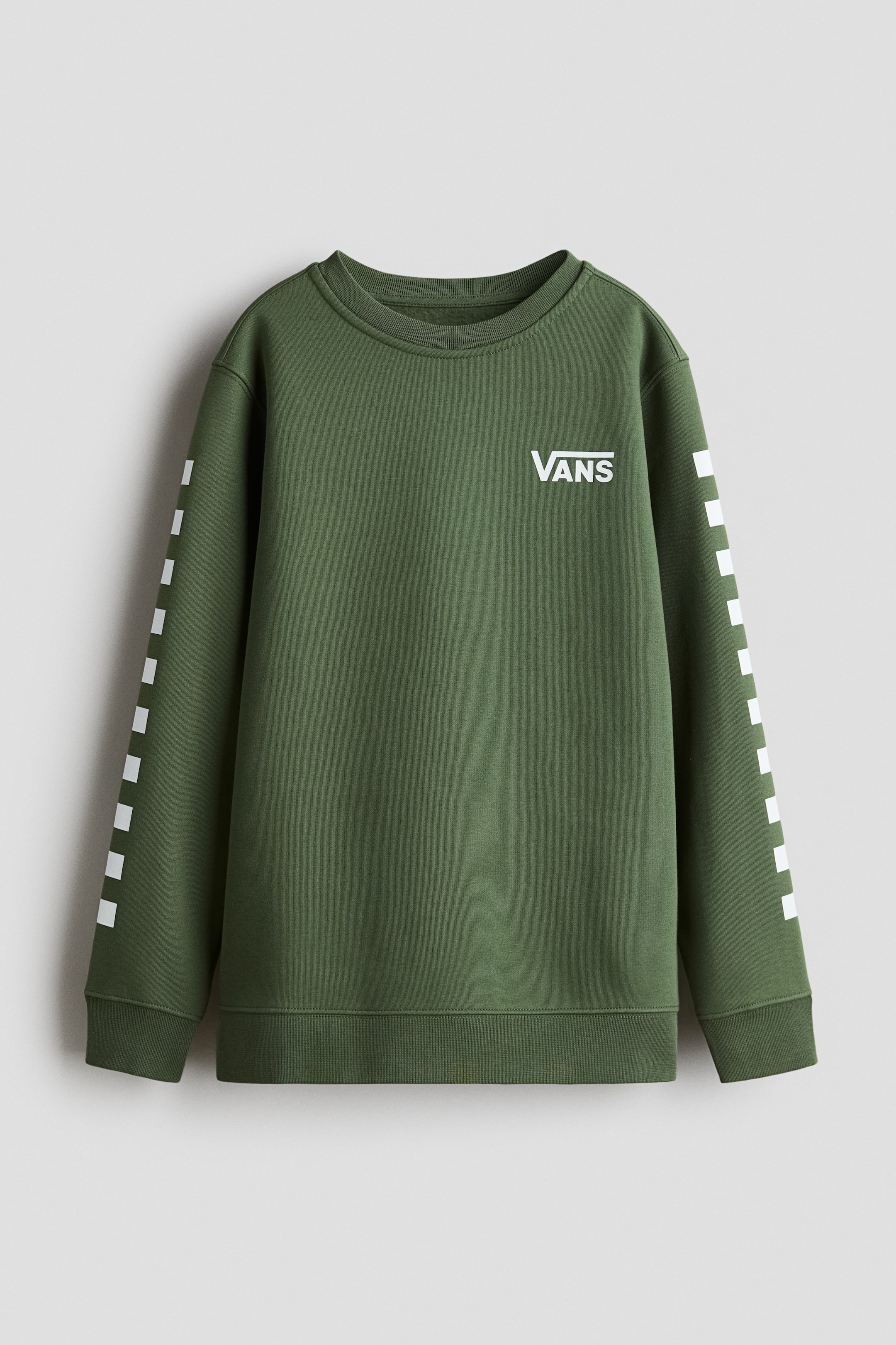 Näytä suurempi kuva: Exposition Check Ii Crew - Green Bright - Vans - Kids | H&M FI 1