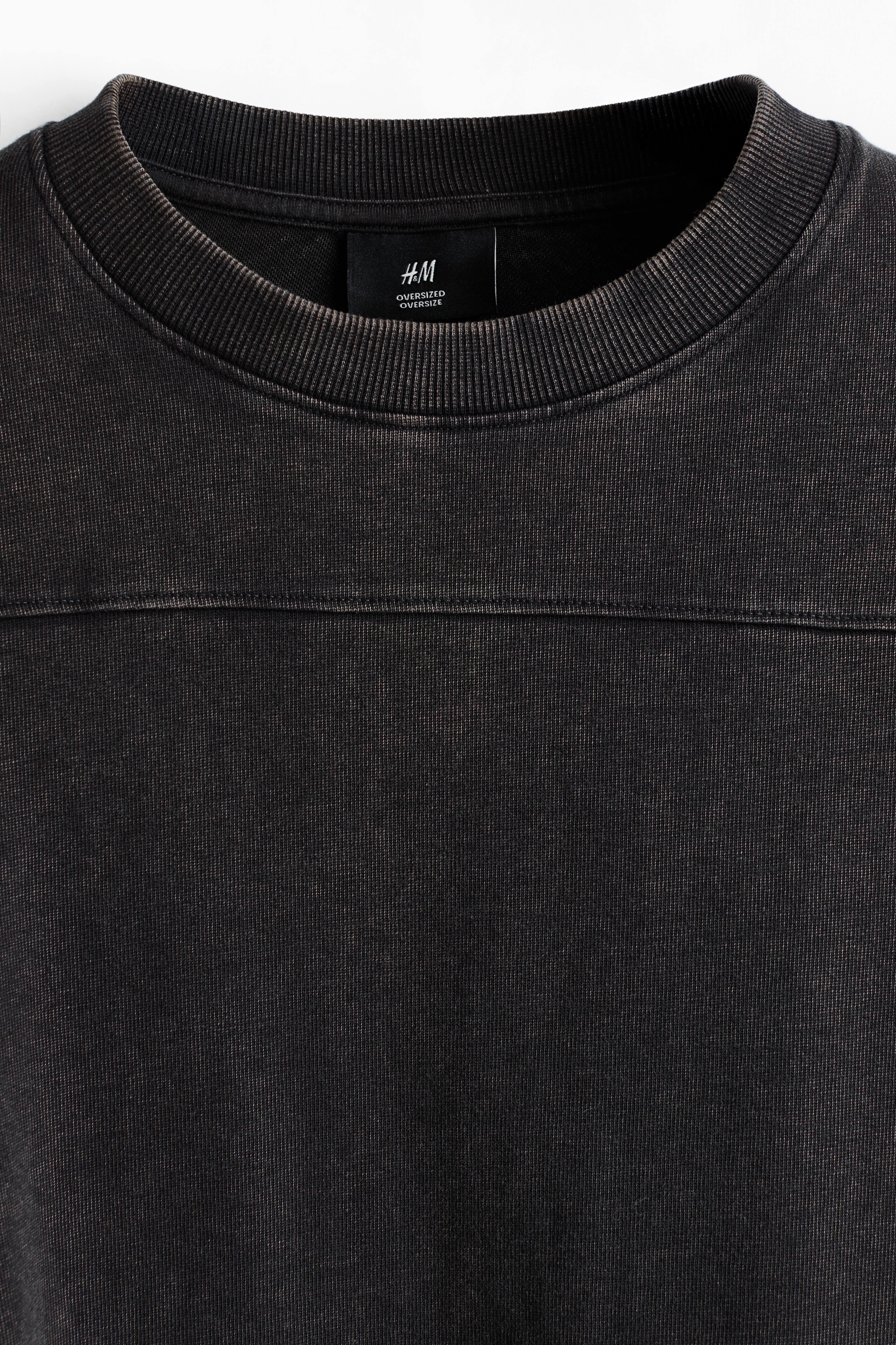 Oversized-Fit Layered Long-Sleeved T-Shirt