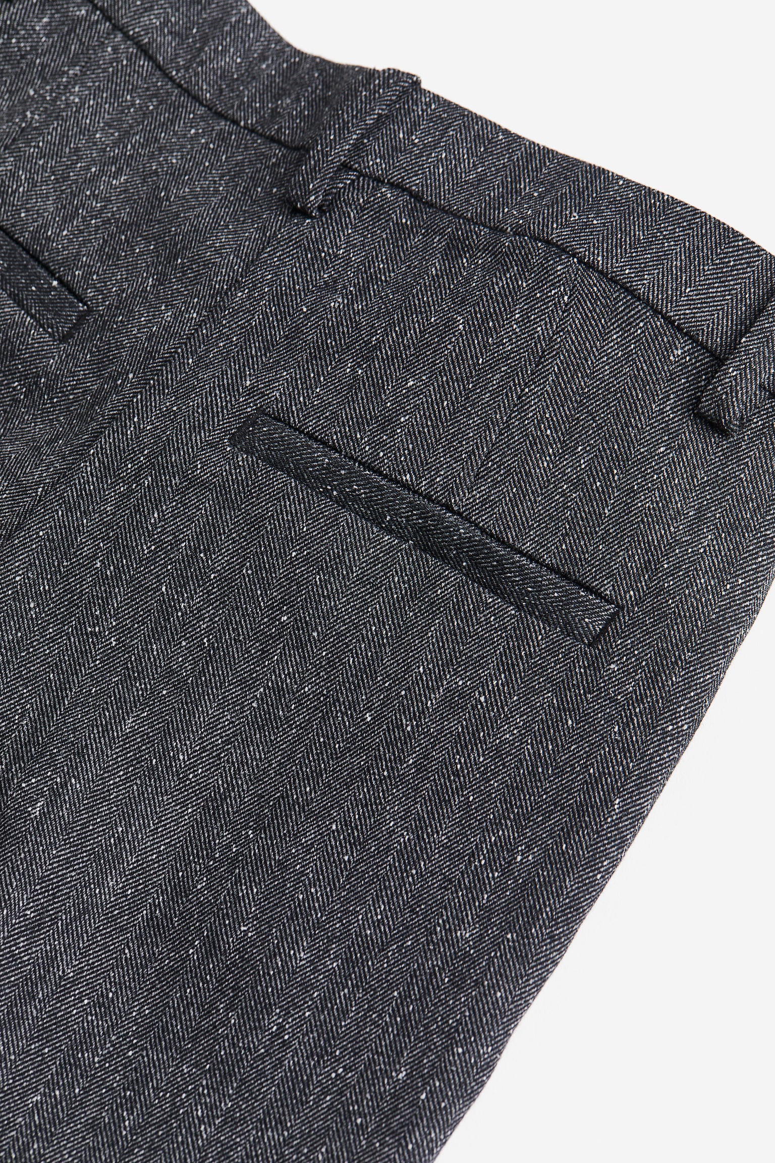 Tailored trousers - Dark grey/Black - 2