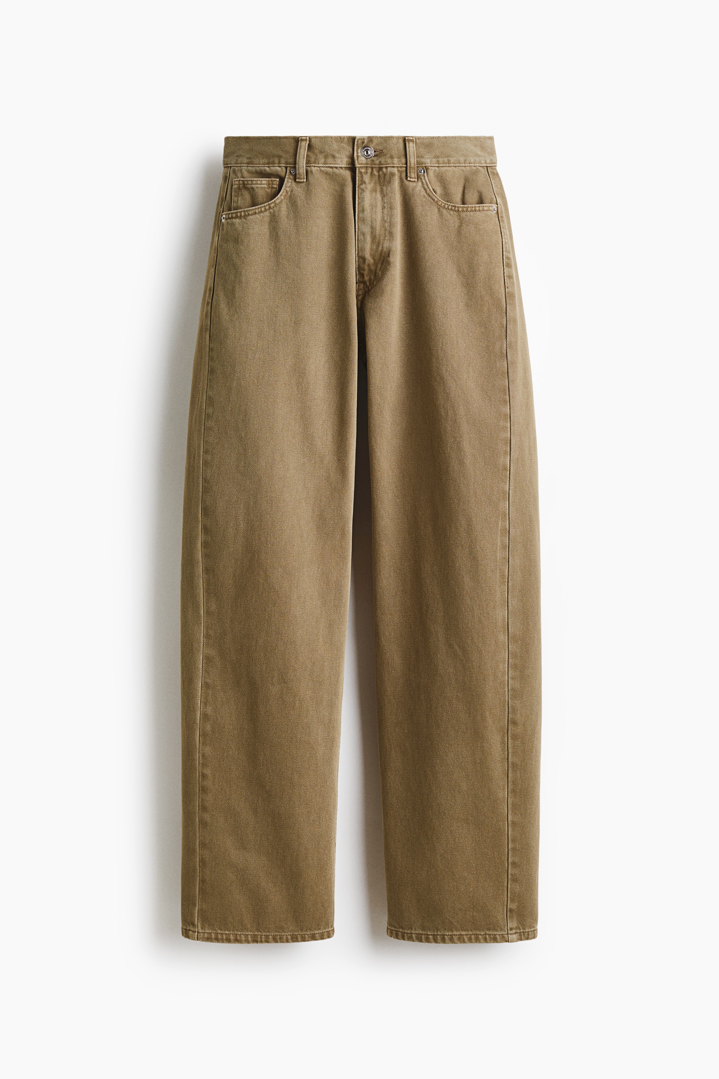 Barrel Regular Waist Jeans - Khaki green/Dark denim blue/Denim blue