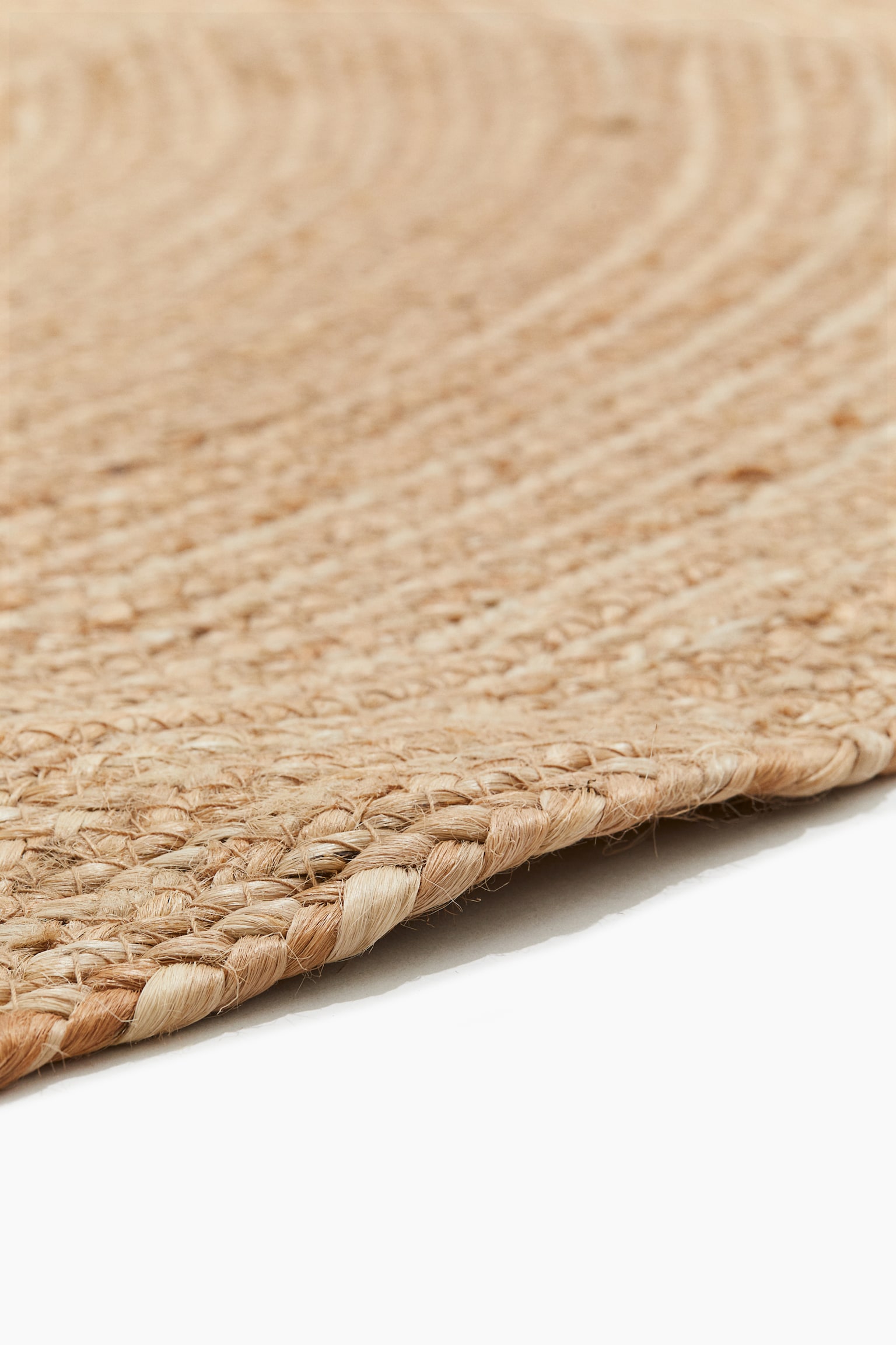 Round jute rug - Beige - 3