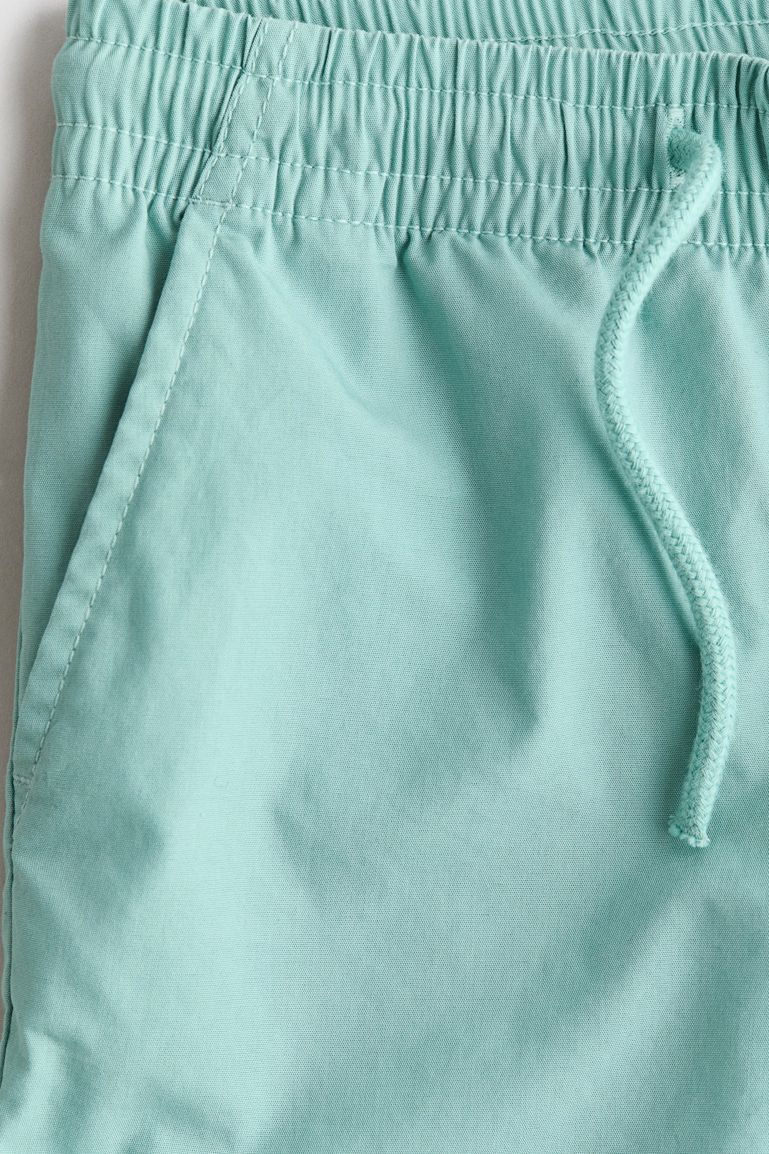 Quần short cotton - Màu ngọc lam/Màu xanh tím than/Màu kem/Kẻ - 2