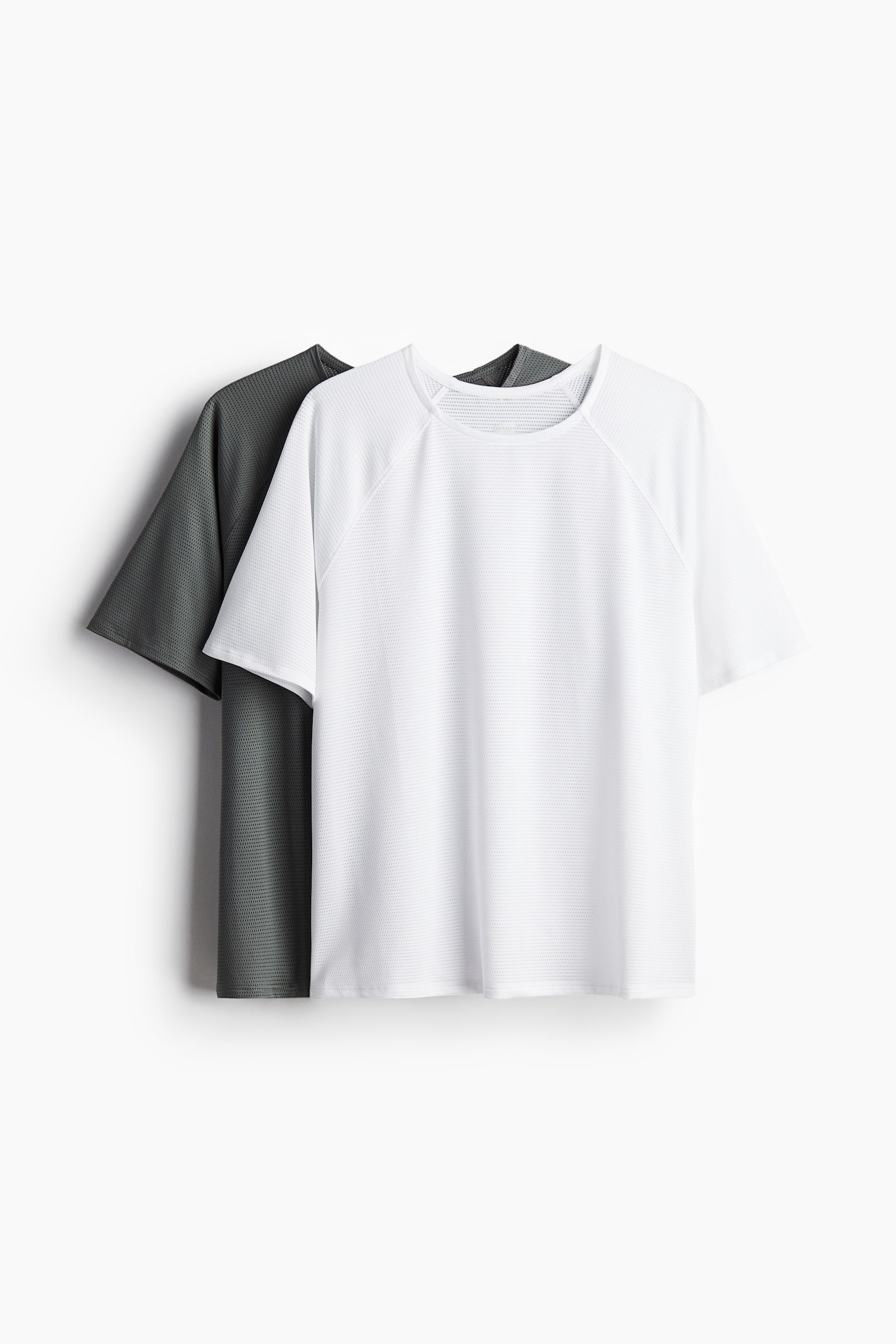 2-pack sports tops in DryMove™ - Grey/White/Black/Grey - 1