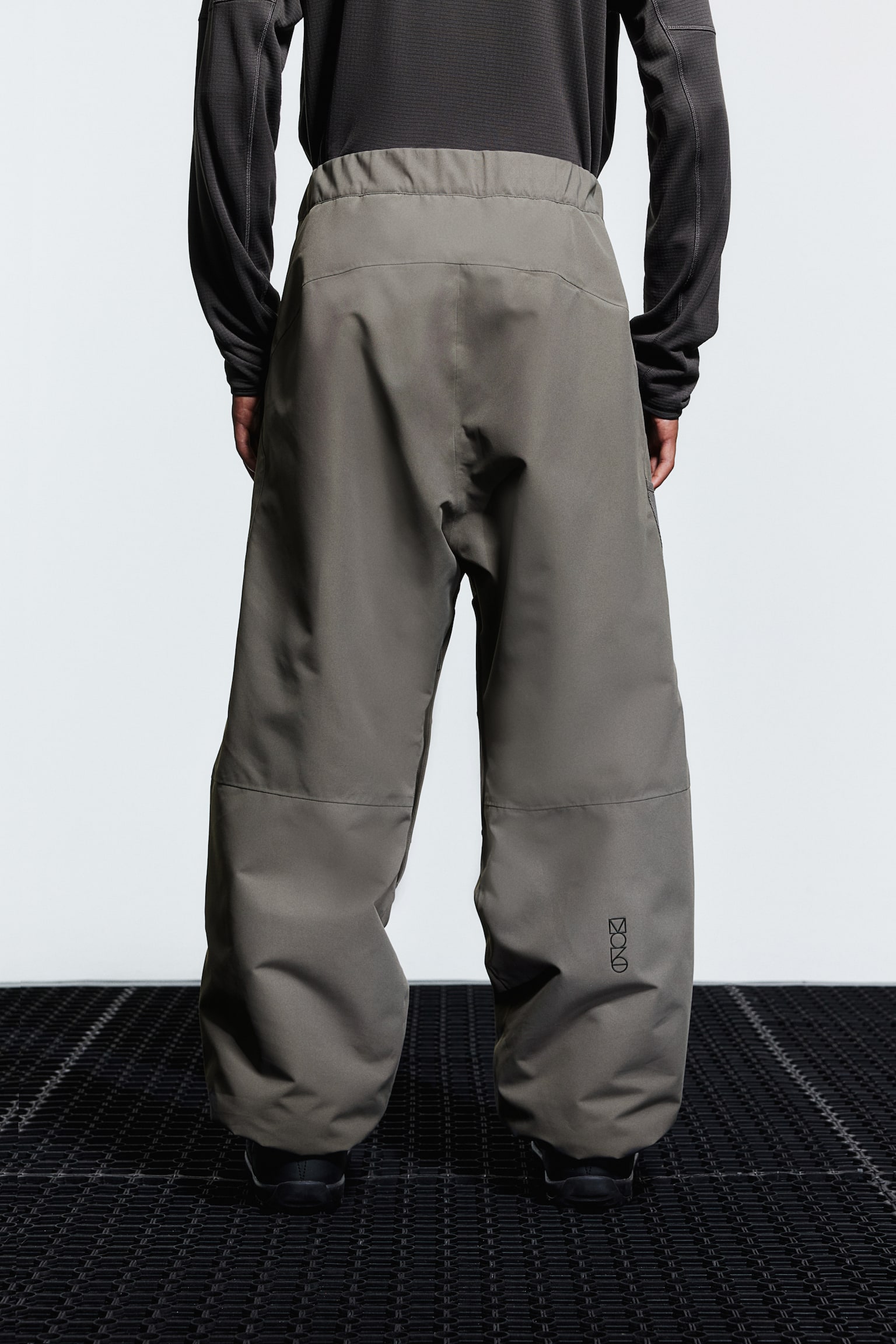 Baggy ski trousers in ThermoMove™ - Dark grey/Black - 3