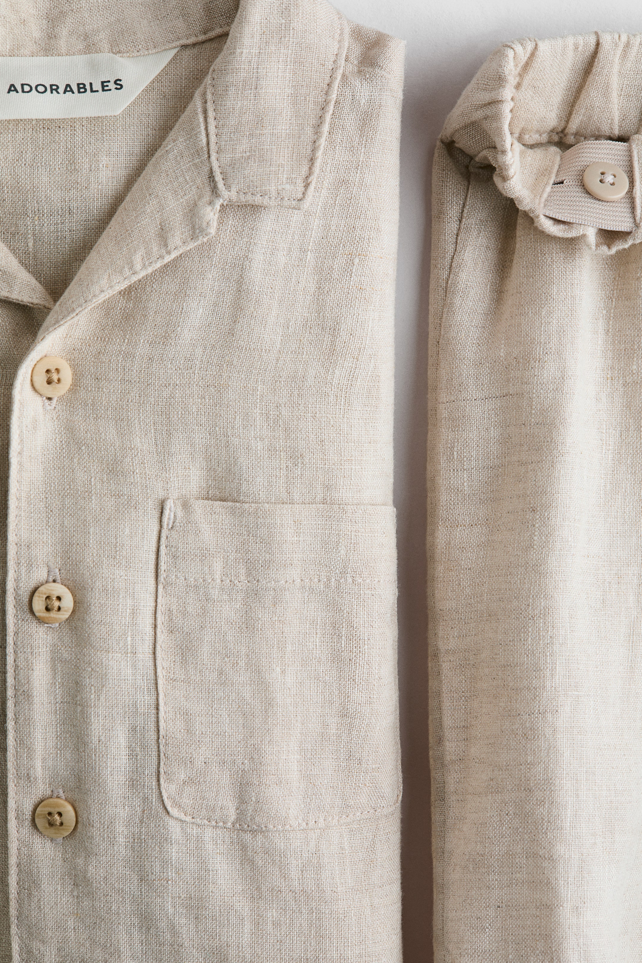 Ensemble 2 pièces en lin