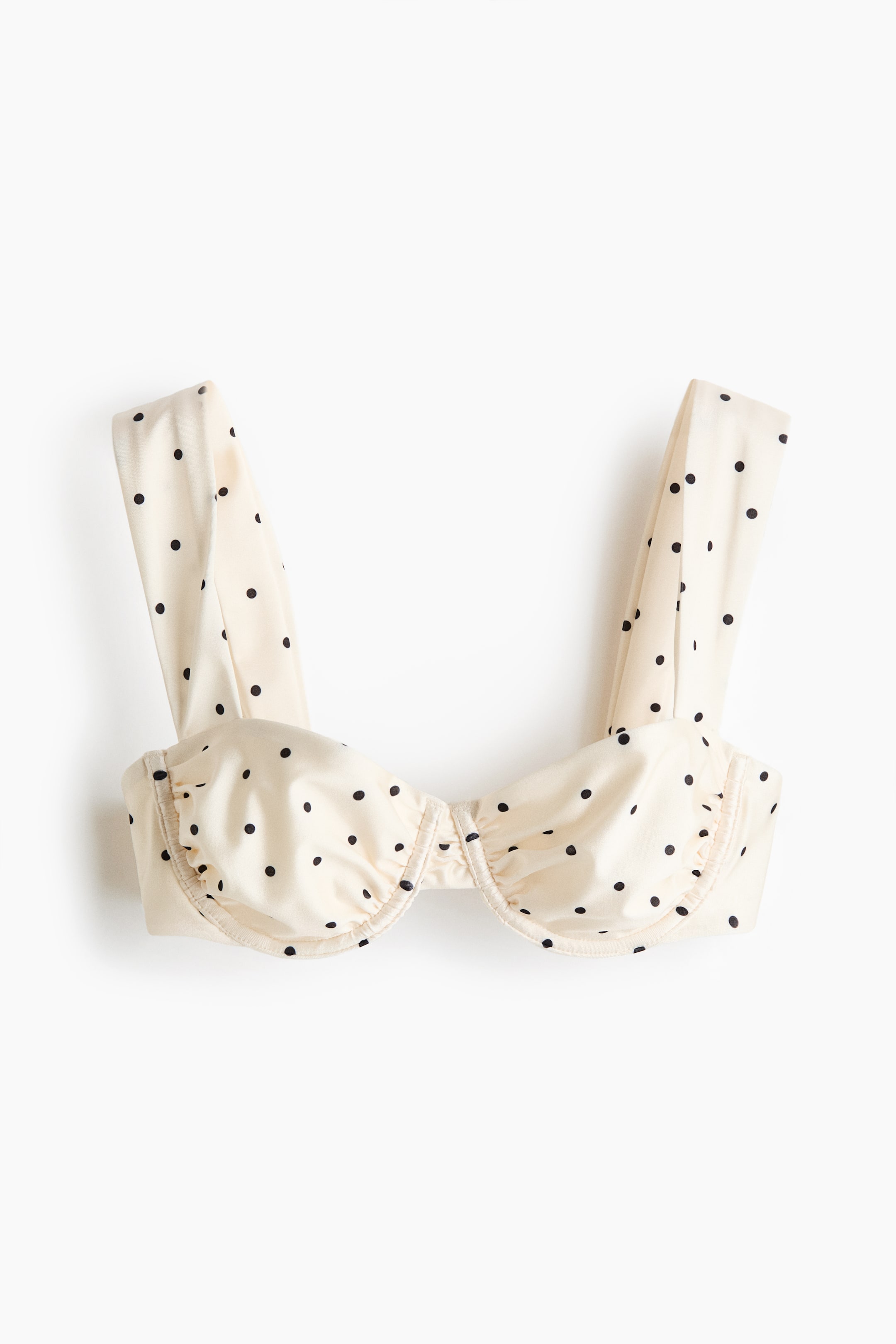 Se større billede: Balconette-bikinitop - Creme/Prikket - DAME | H&M DK 1