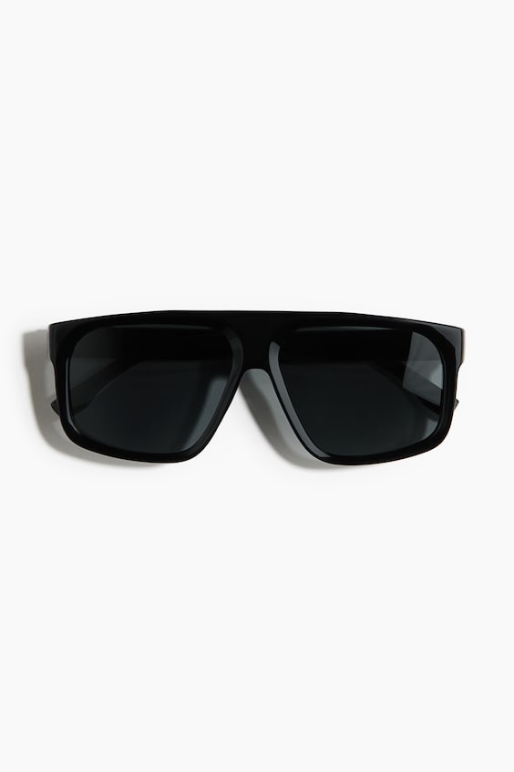 Женские солнцезащитные очки H&M Polarized Visor Sunglasses, цвет: Чёрный