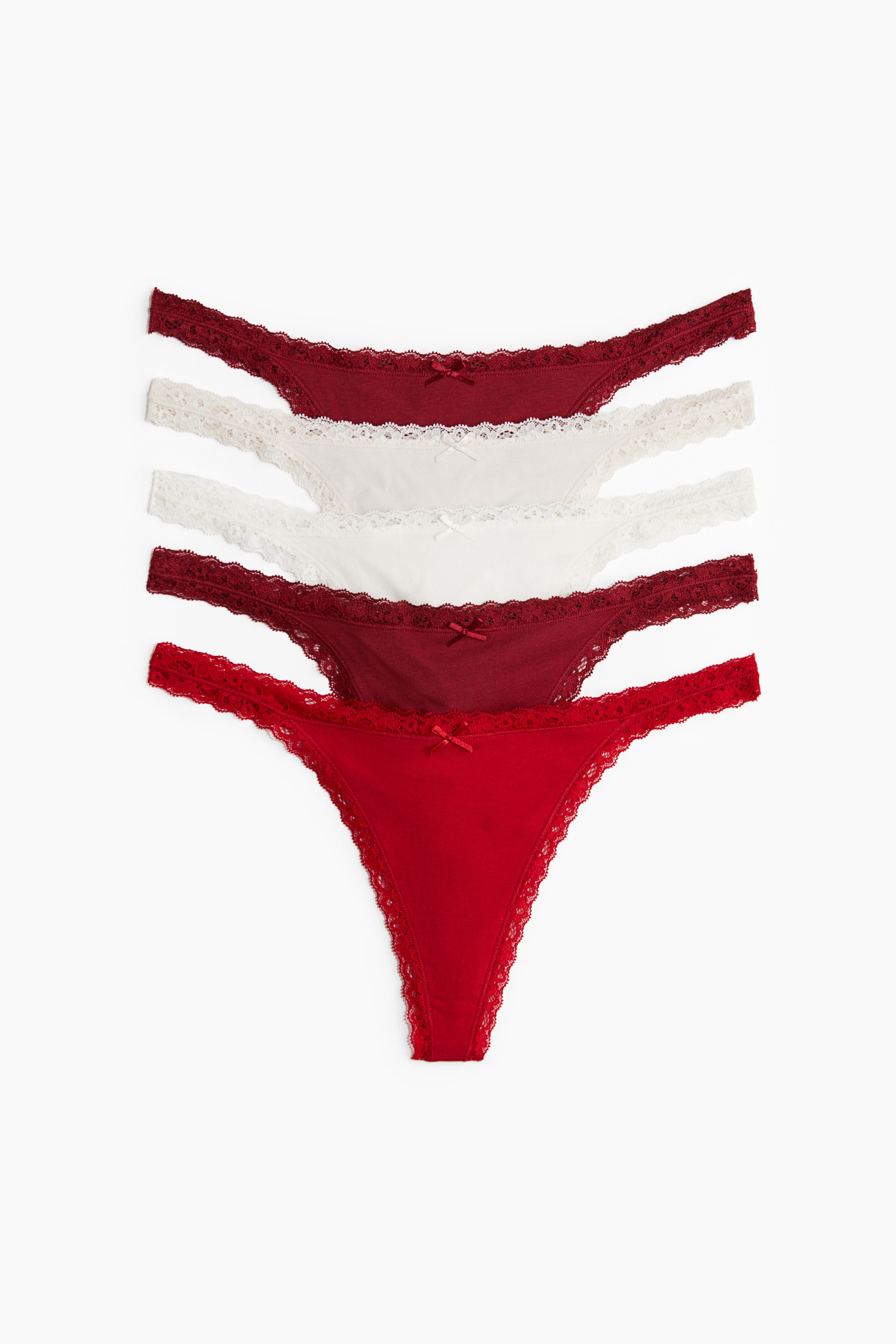5-pack cotton tanga thong briefs from H&M - $19.99