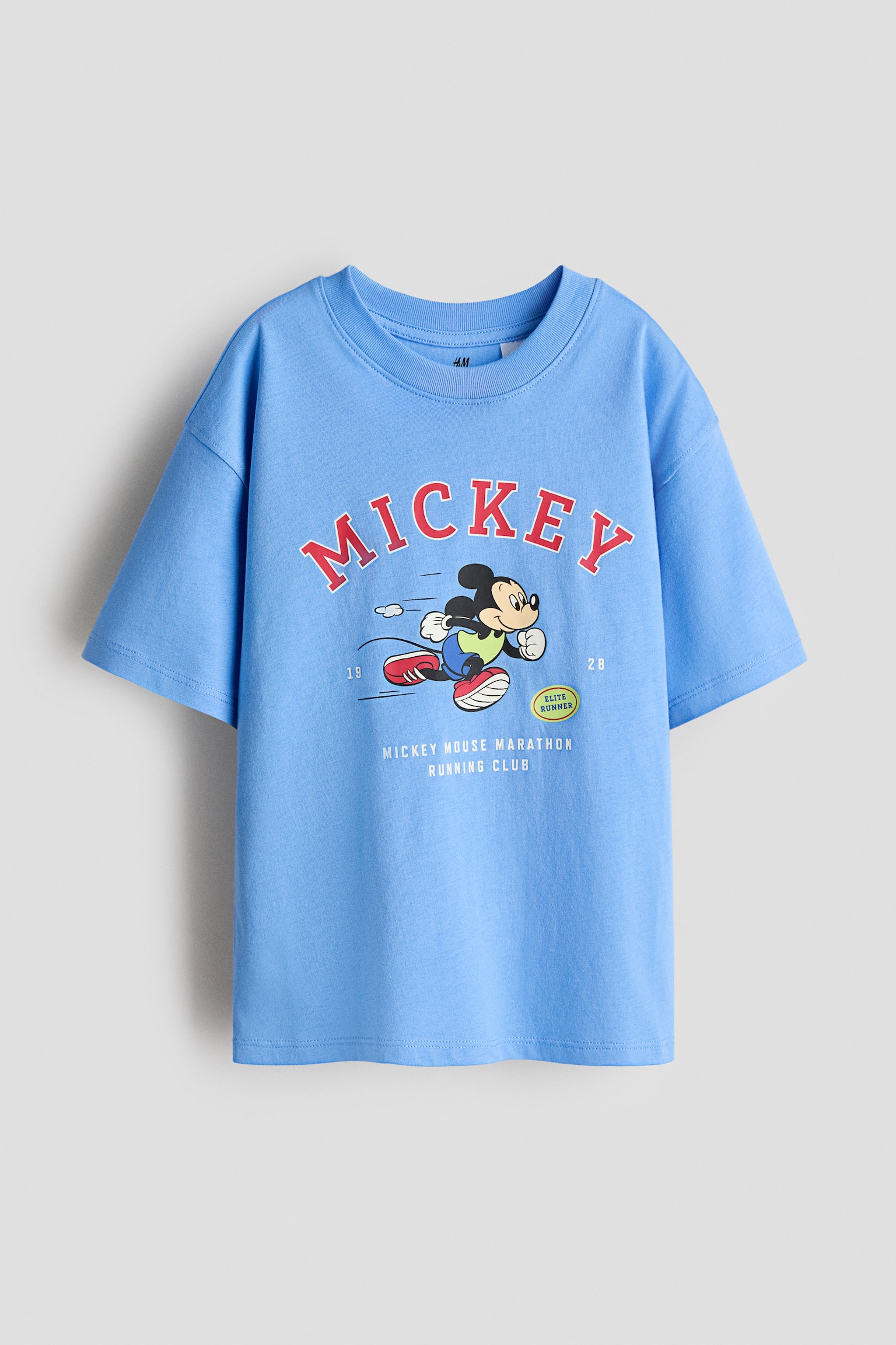Printed cotton T-shirt - Blue/Mickey Mouse/Cream/Marvel Comics/Red/Snoopy/Green/Snoopy/Black/Stumble guys/Navy blue/Pokémon/Dusty turquoise/Hot Wheels