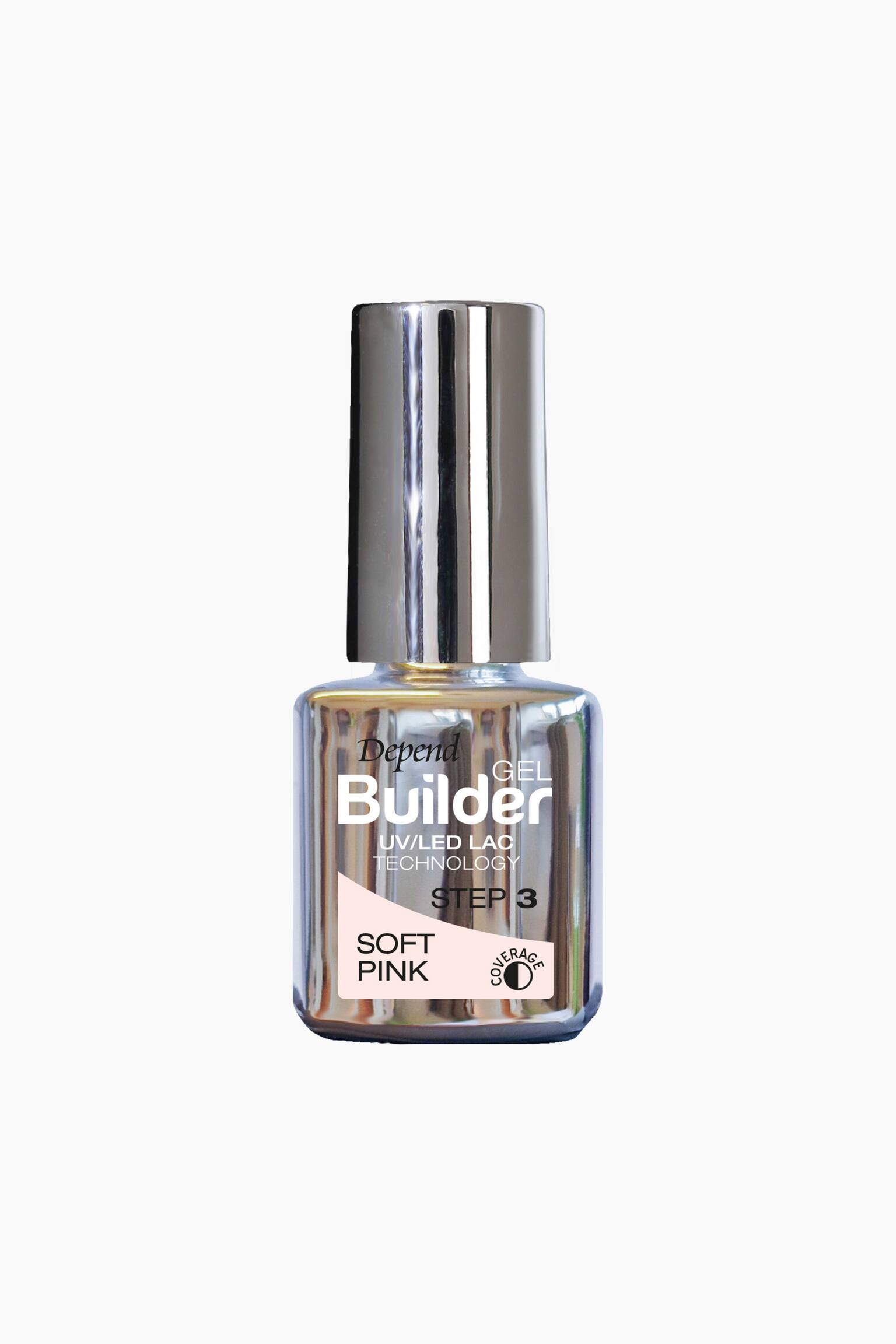 Gel Builder Nail Polish - Soft Pink/Clear/Pink/Beige/Soft White