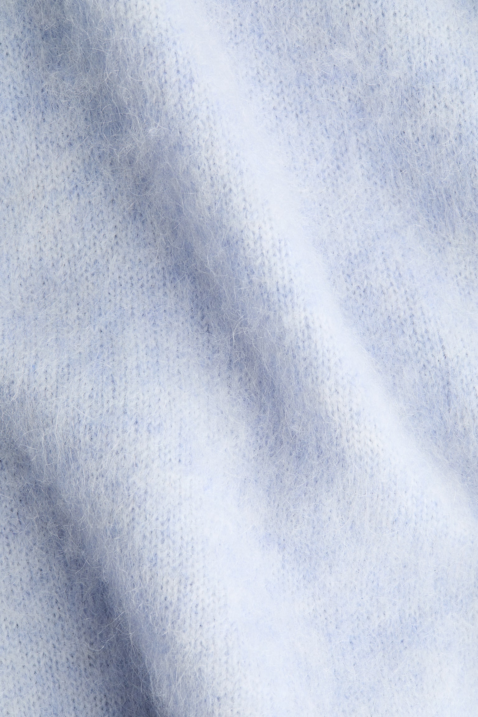 Mohair-blend jumper - Light blue/Beige - 4