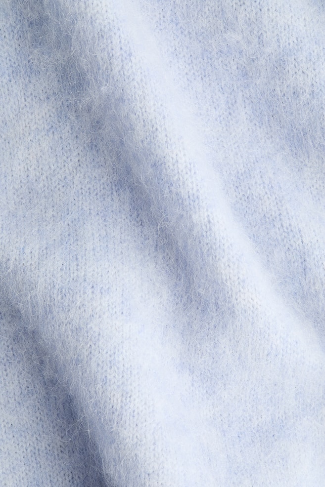 Pullover aus Mohairmix-Hellblau - 4