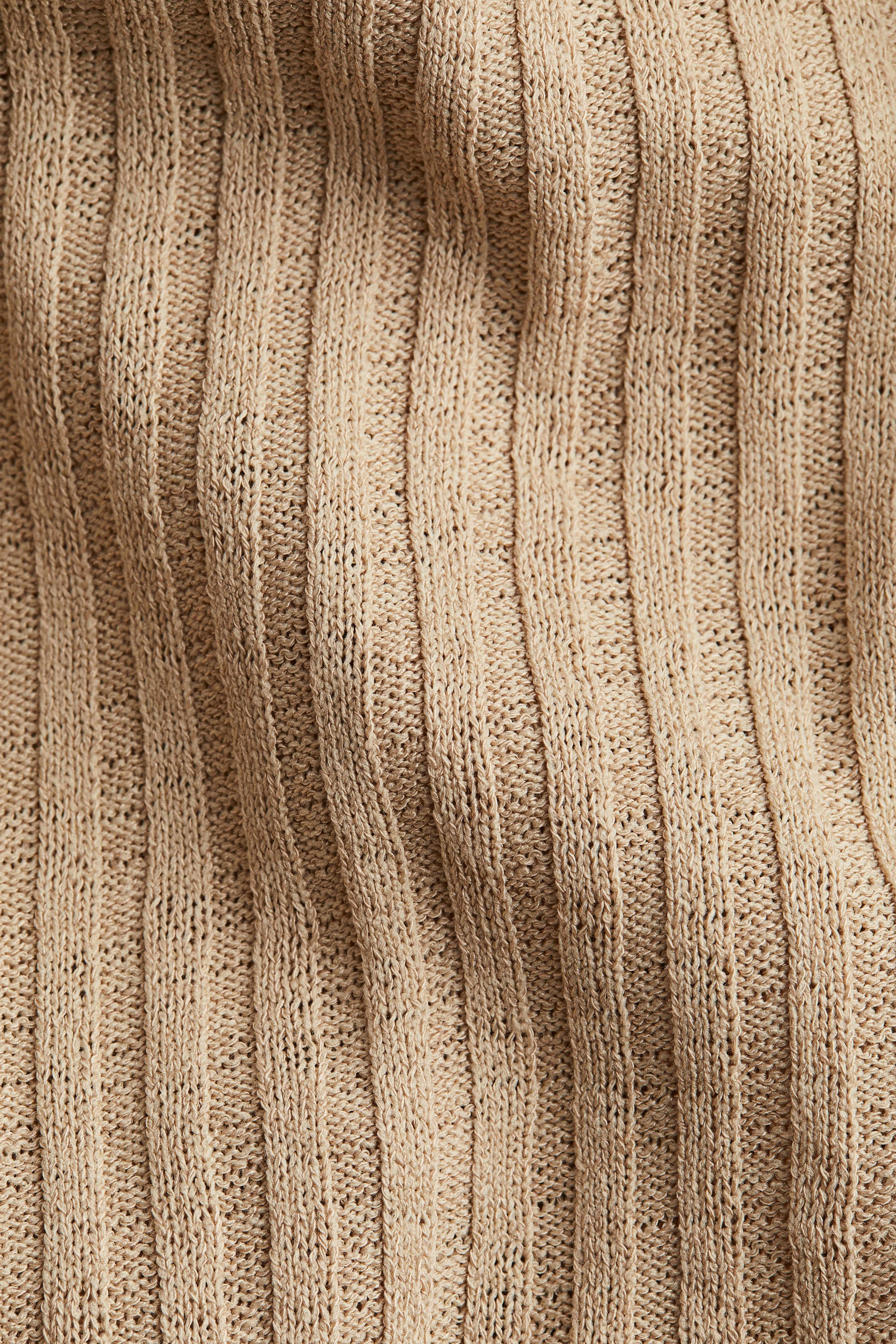Rib-knit dress