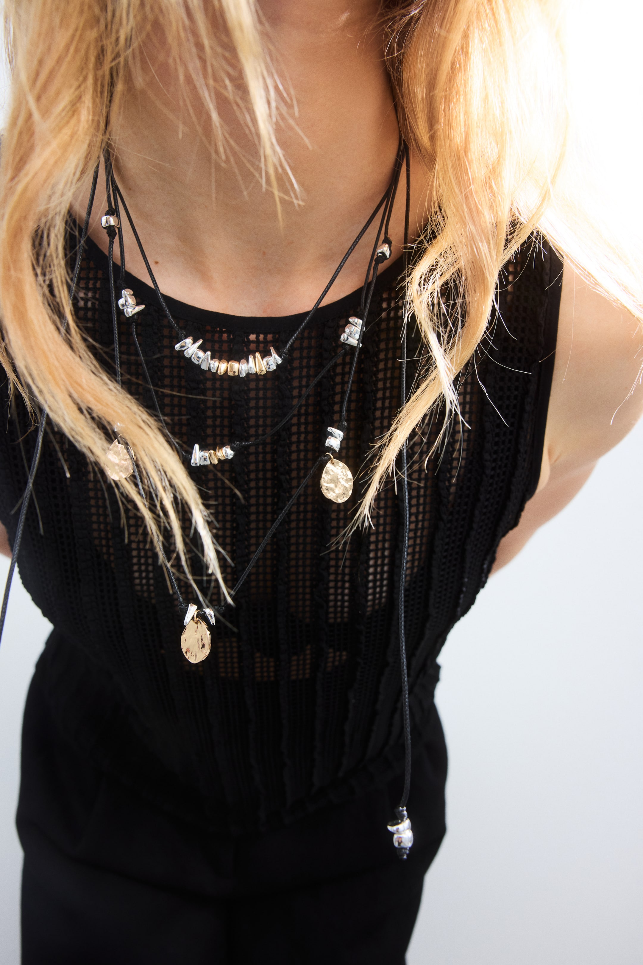 Multi-Strand Cord Necklace